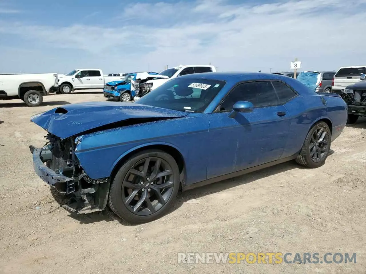 1 Photograph of a damaged car 2C3CDZJG4NH108517 DODGE CHALLENGER 2022