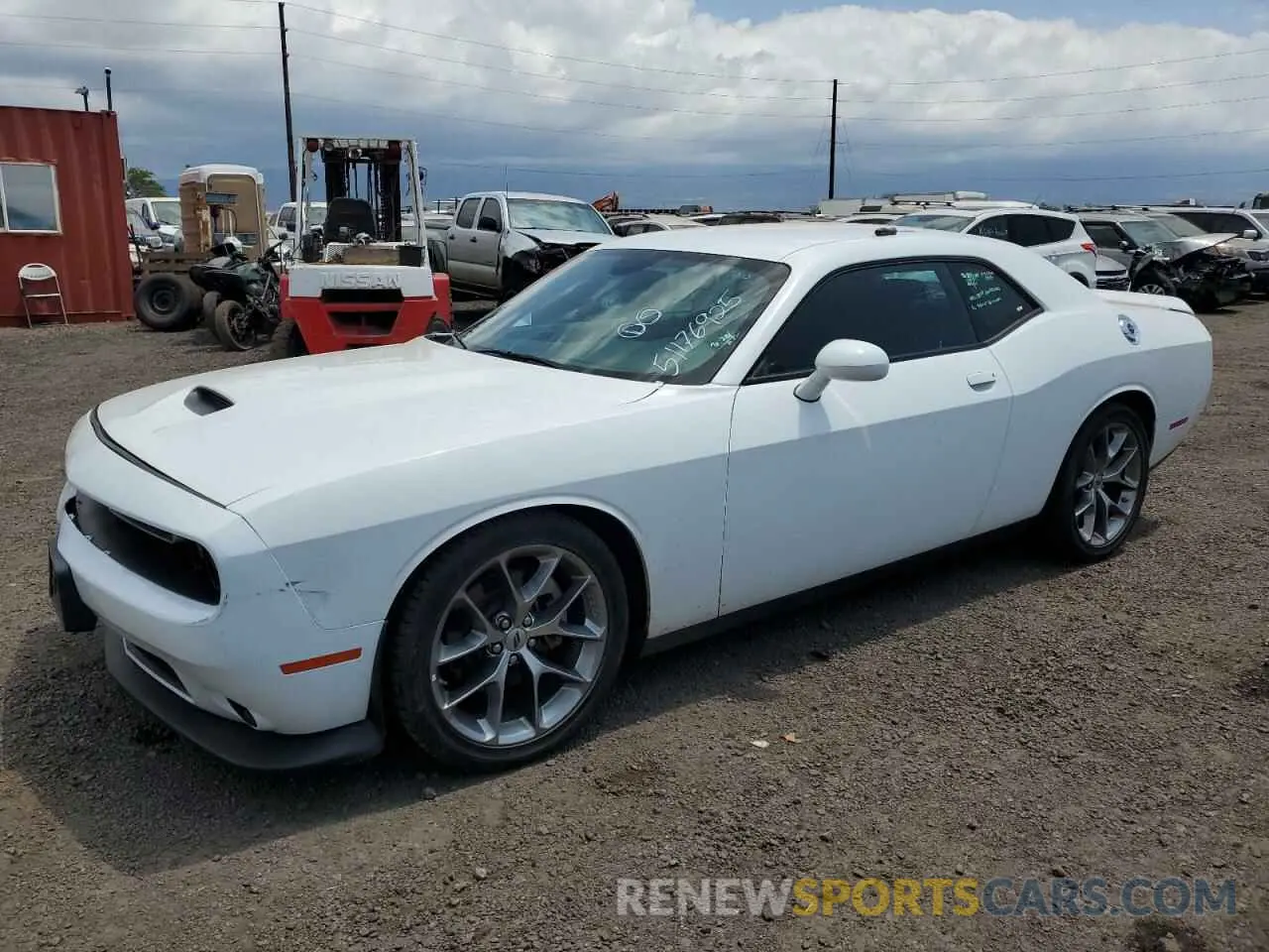 1 Photograph of a damaged car 2C3CDZJG4NH142697 DODGE CHALLENGER 2022