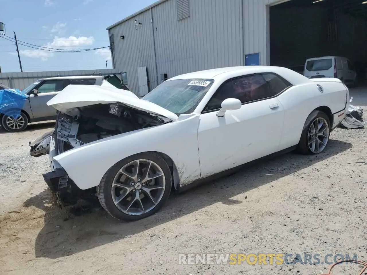 1 Photograph of a damaged car 2C3CDZJG6NH211387 DODGE CHALLENGER 2022