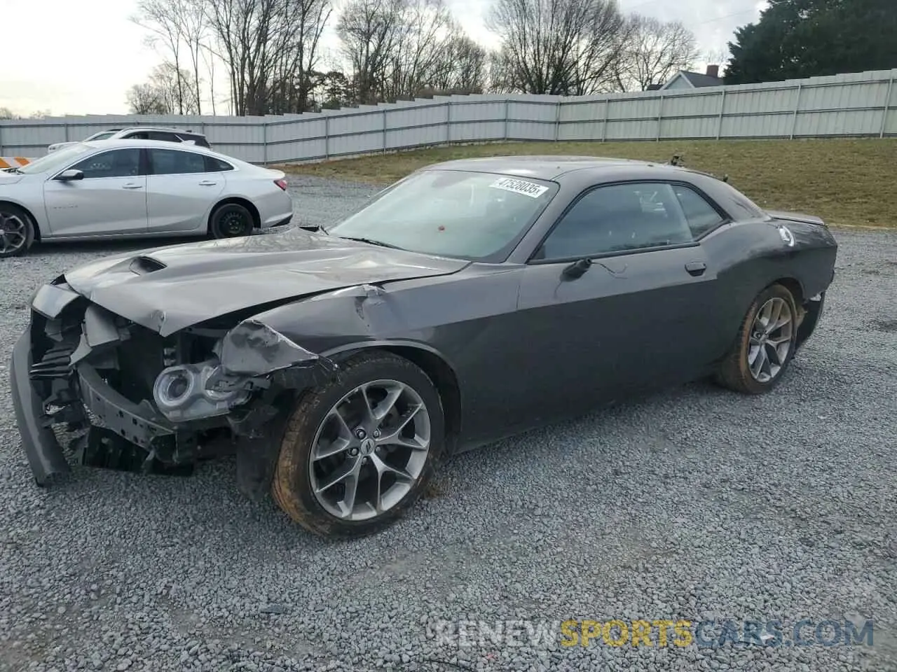 1 Photograph of a damaged car 2C3CDZJG6NH254384 DODGE CHALLENGER 2022