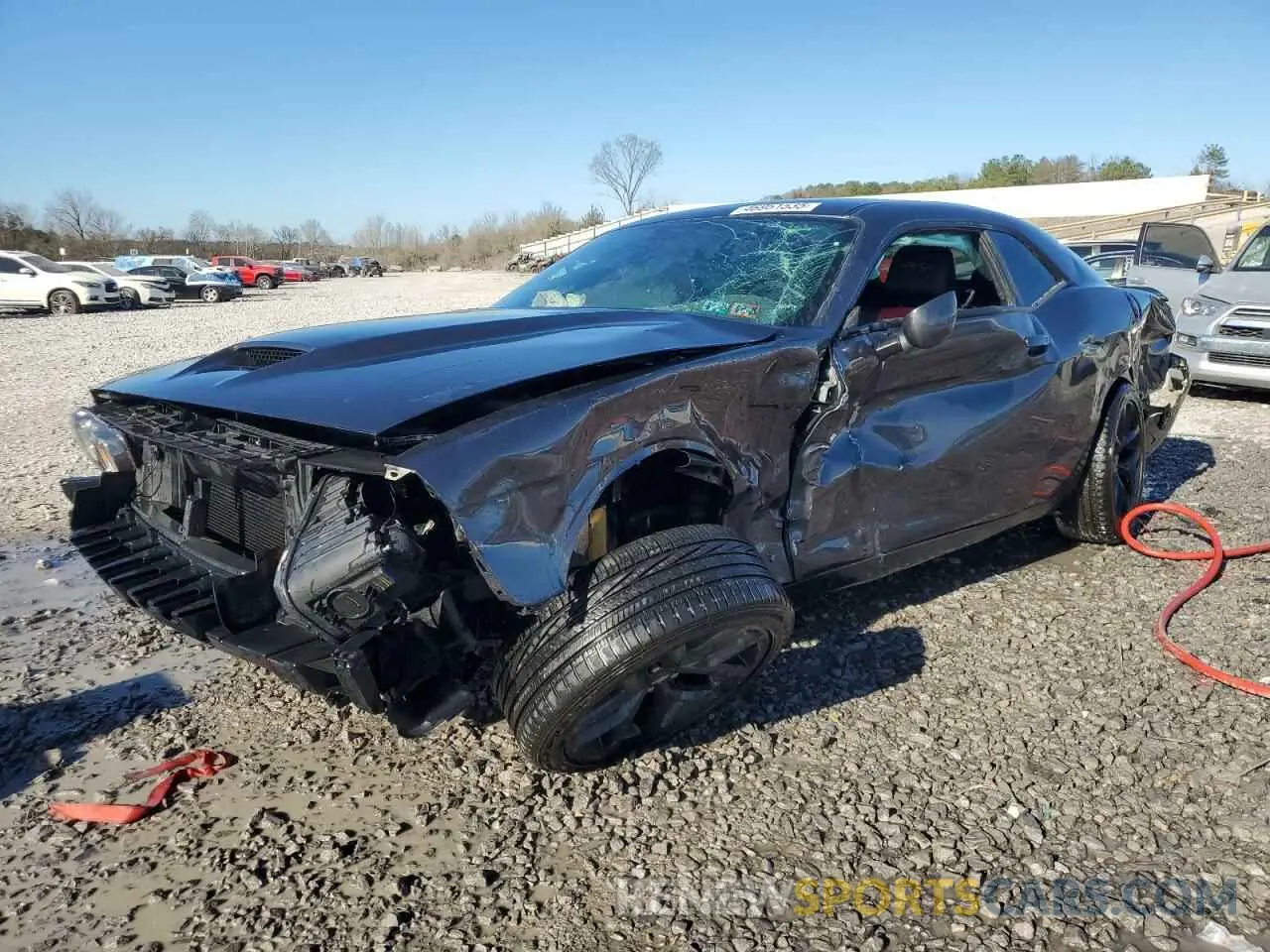1 Photograph of a damaged car 2C3CDZJG8NH164881 DODGE CHALLENGER 2022