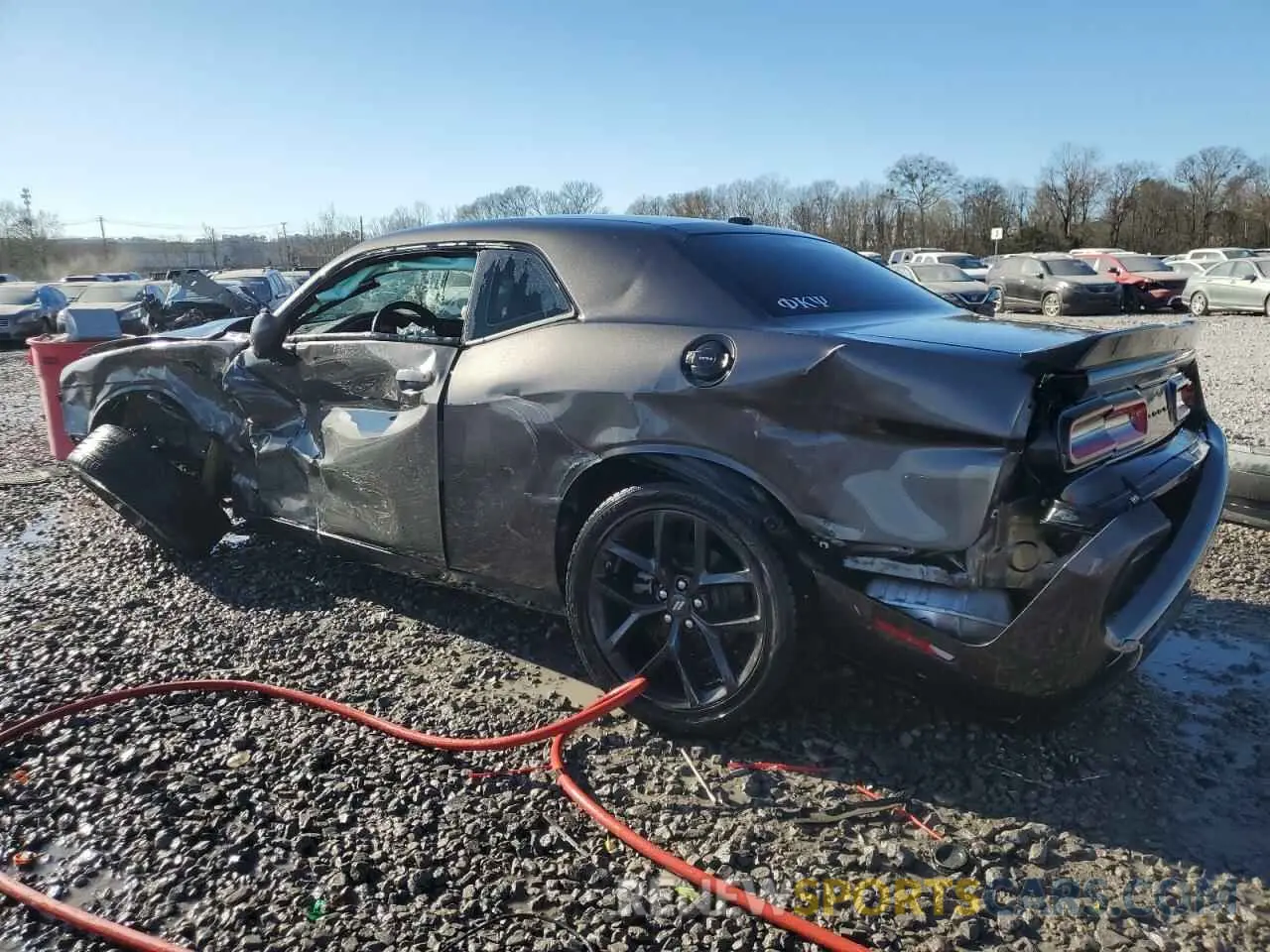 2 Photograph of a damaged car 2C3CDZJG8NH164881 DODGE CHALLENGER 2022