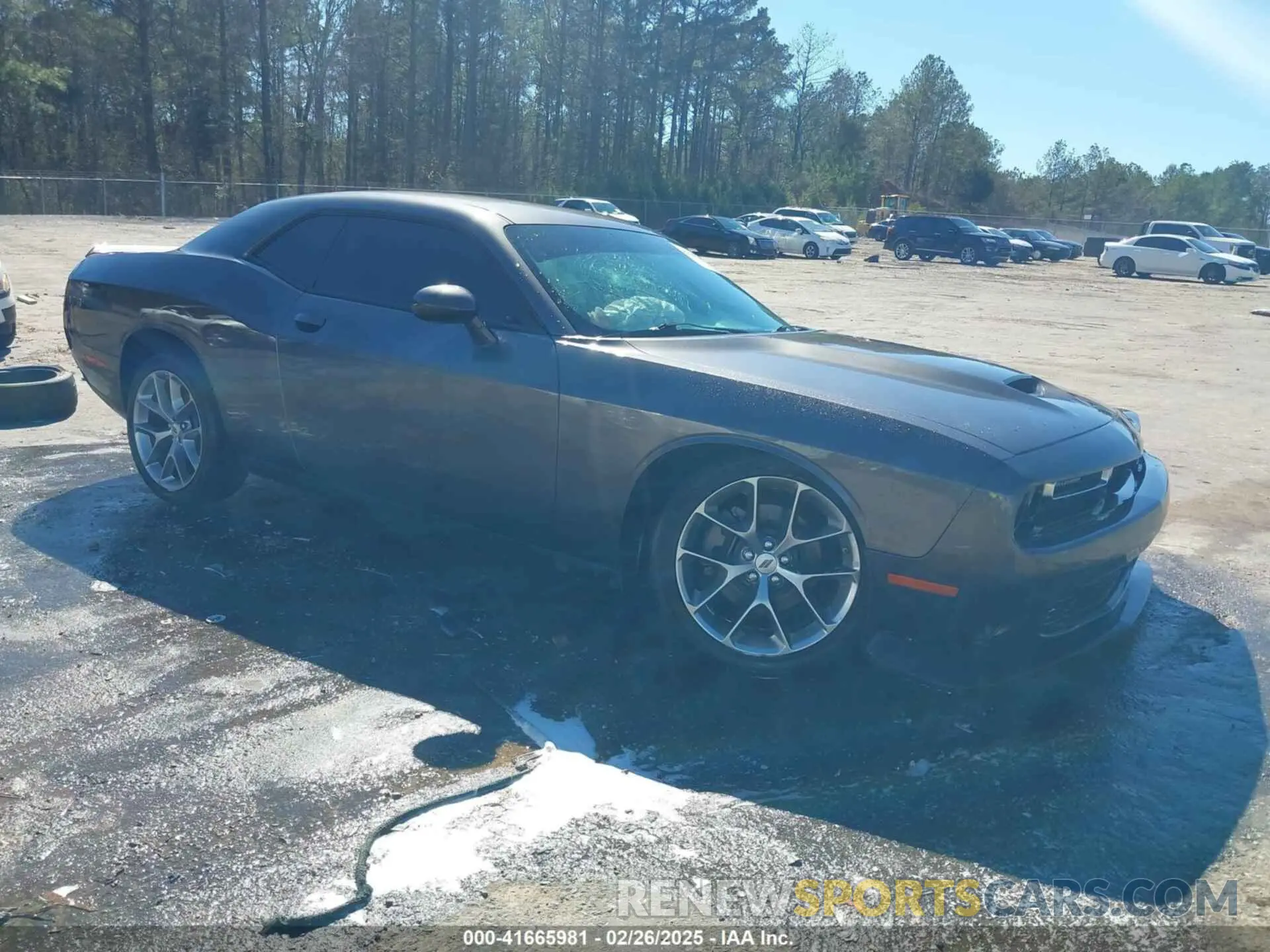 1 Photograph of a damaged car 2C3CDZJGXNH237572 DODGE CHALLENGER 2022