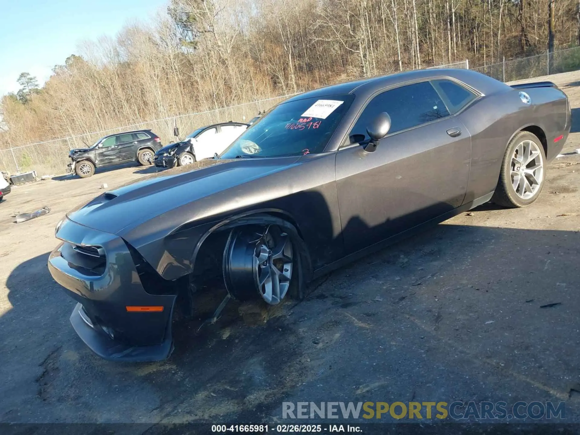 2 Photograph of a damaged car 2C3CDZJGXNH237572 DODGE CHALLENGER 2022