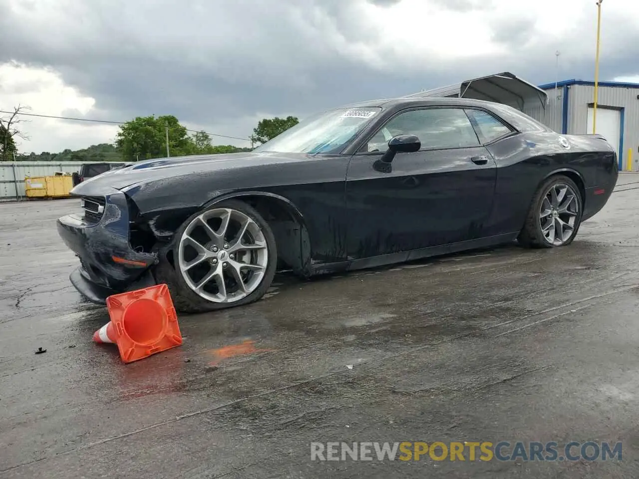1 Photograph of a damaged car 2C3CDZJGXNH247356 DODGE CHALLENGER 2022