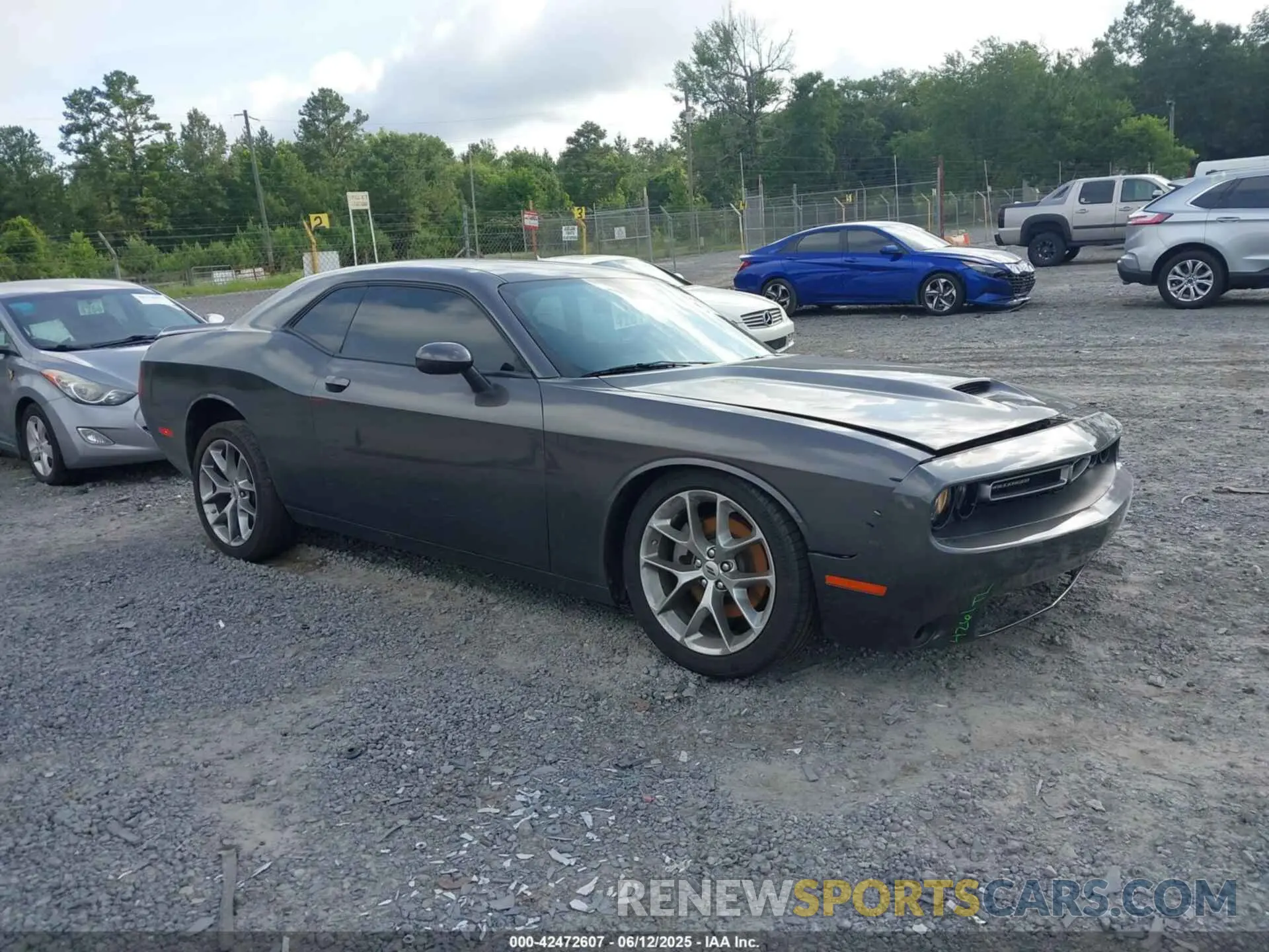 1 Photograph of a damaged car 2C3CDZJGXNH254369 DODGE CHALLENGER 2022