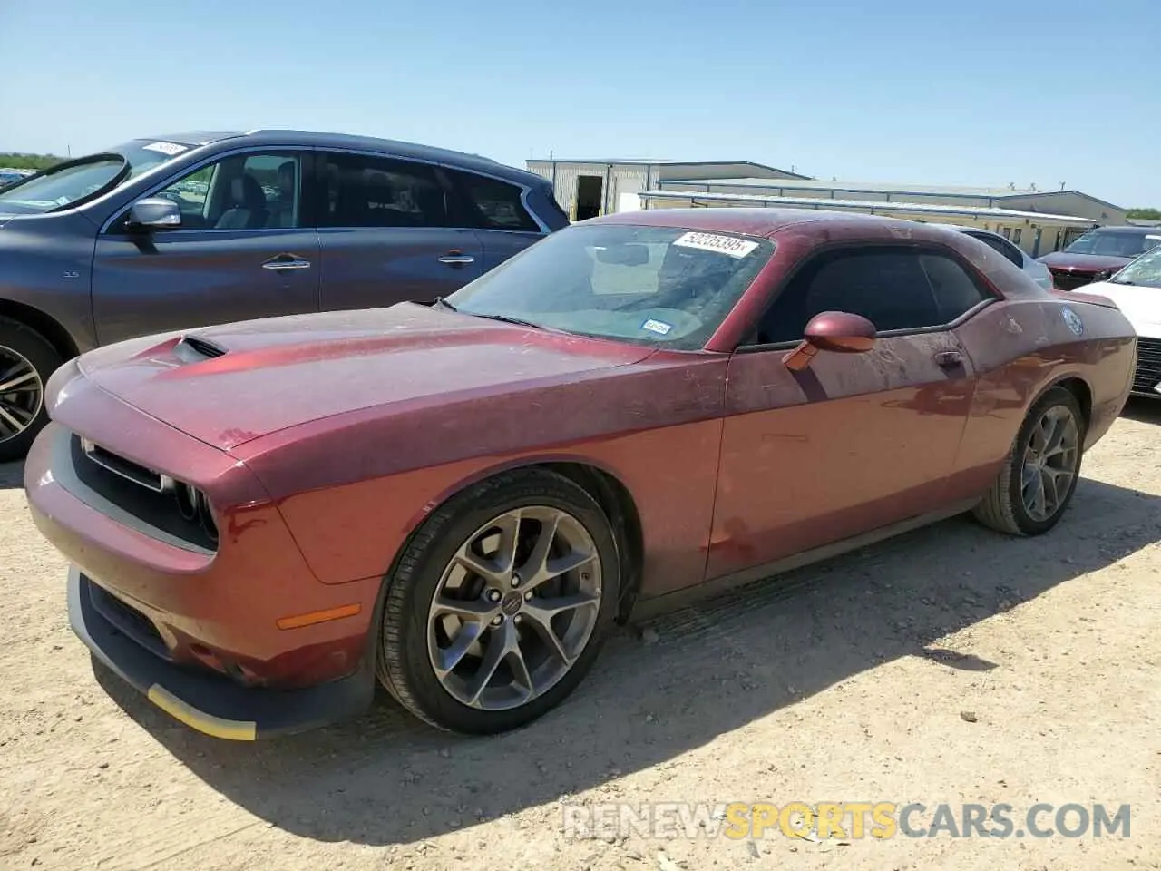1 Photograph of a damaged car 2C3CDZJGXNH268529 DODGE CHALLENGER 2022