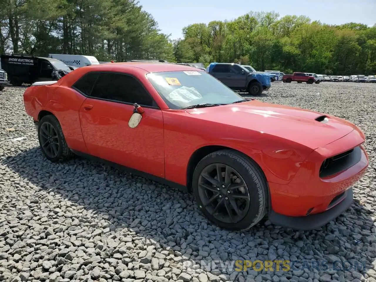 4 Photograph of a damaged car 2C3CDZKG1NH152067 DODGE CHALLENGER 2022