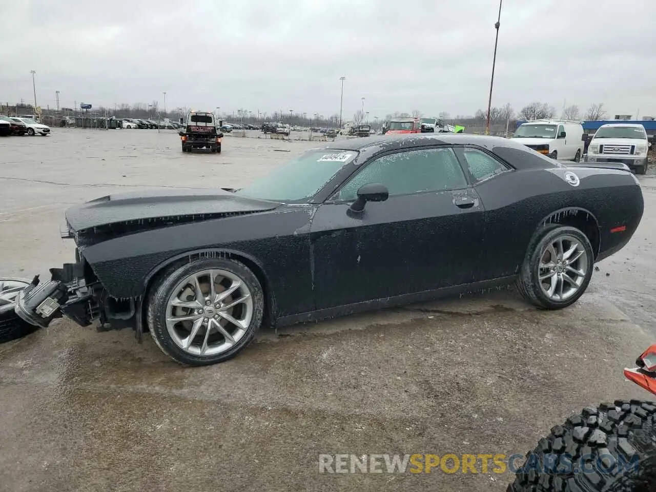 1 Photograph of a damaged car 2C3CDZKG2NH118574 DODGE CHALLENGER 2022