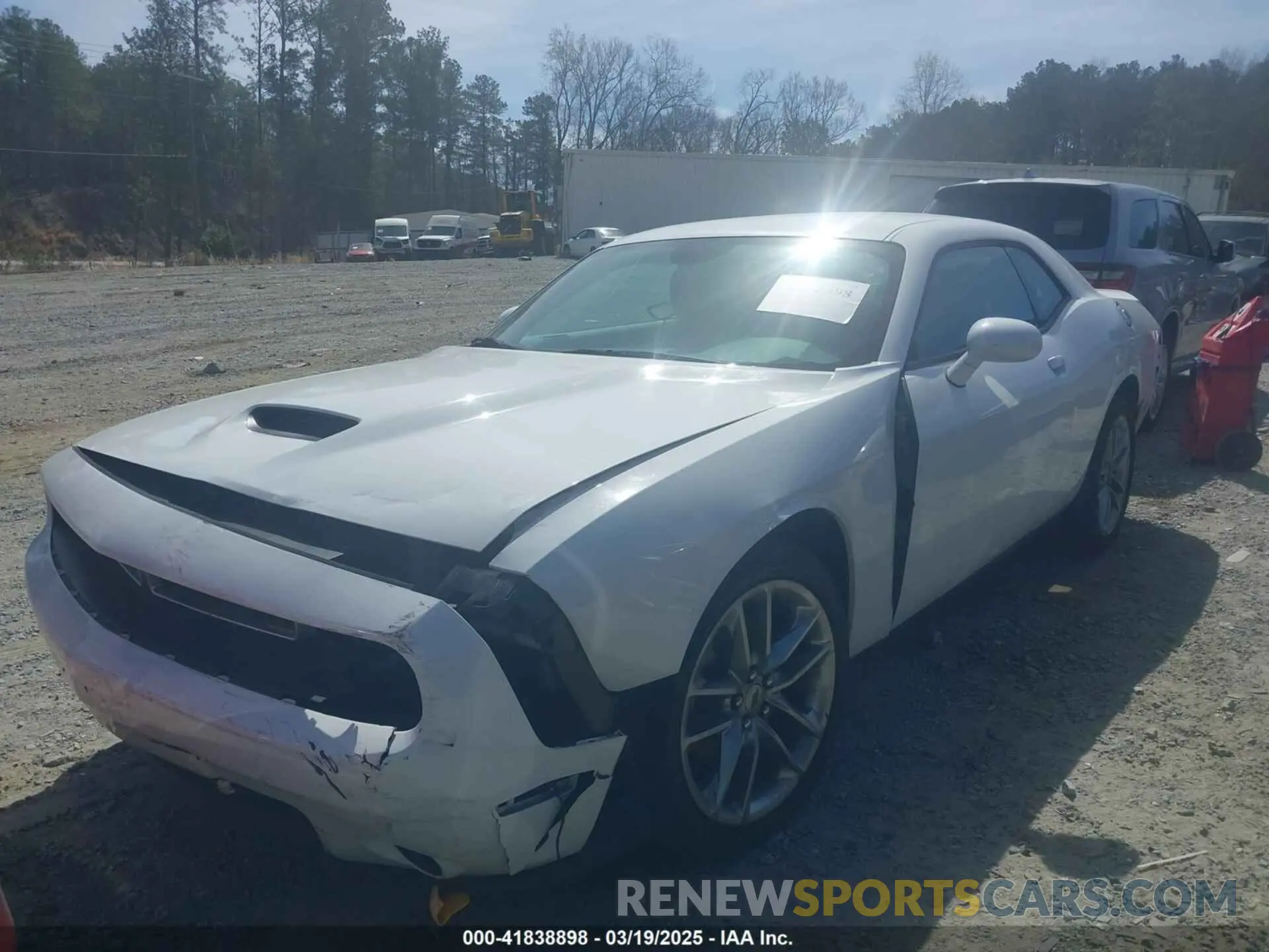 2 Photograph of a damaged car 2C3CDZKG3NH205853 DODGE CHALLENGER 2022