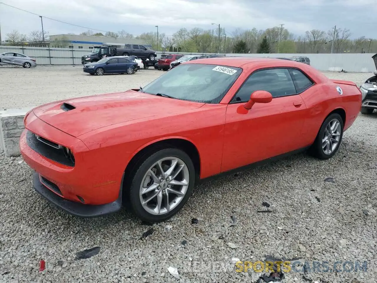 1 Photograph of a damaged car 2C3CDZKG5NH160690 DODGE CHALLENGER 2022