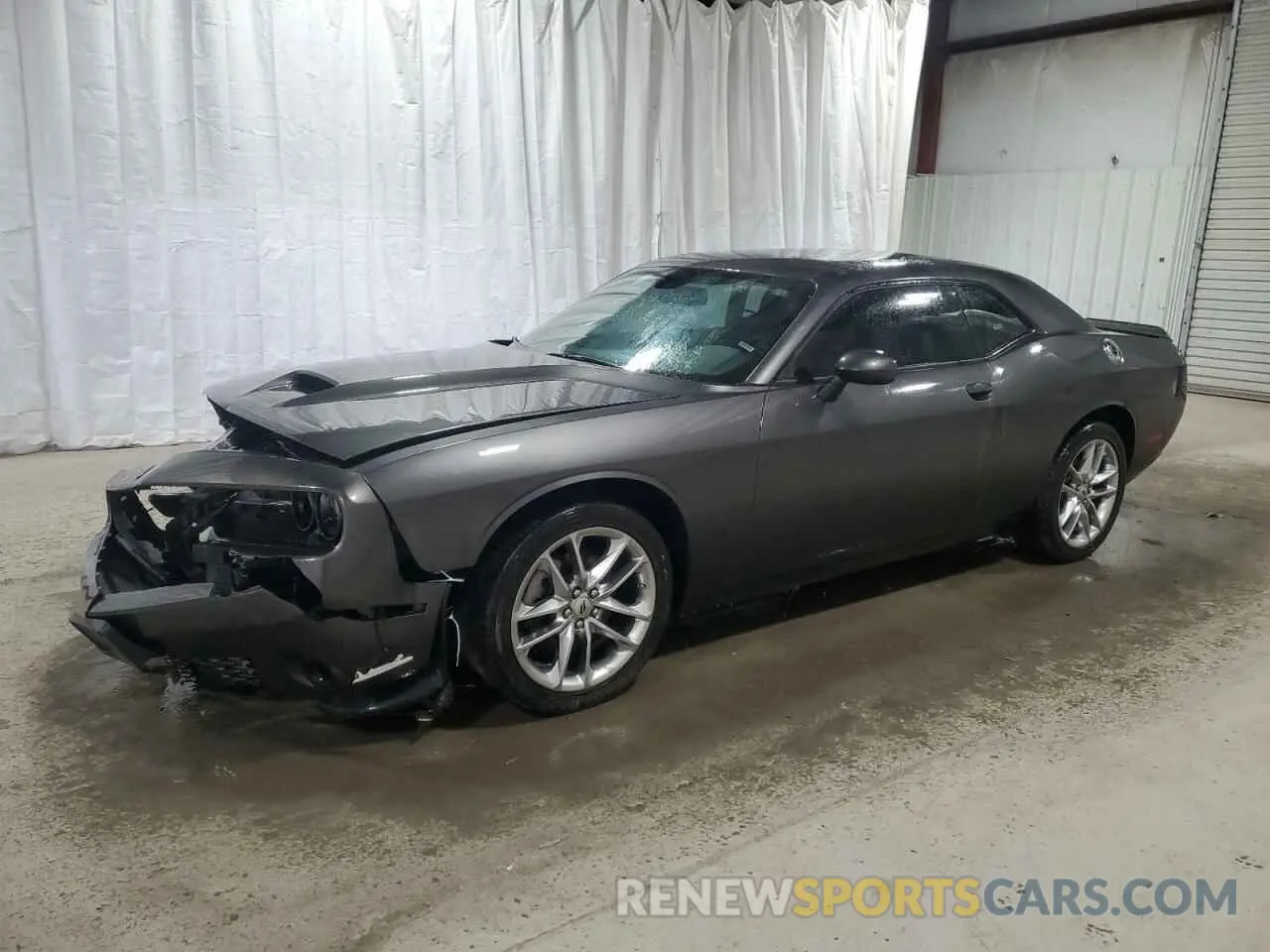 1 Photograph of a damaged car 2C3CDZKG8NH219148 DODGE CHALLENGER 2022