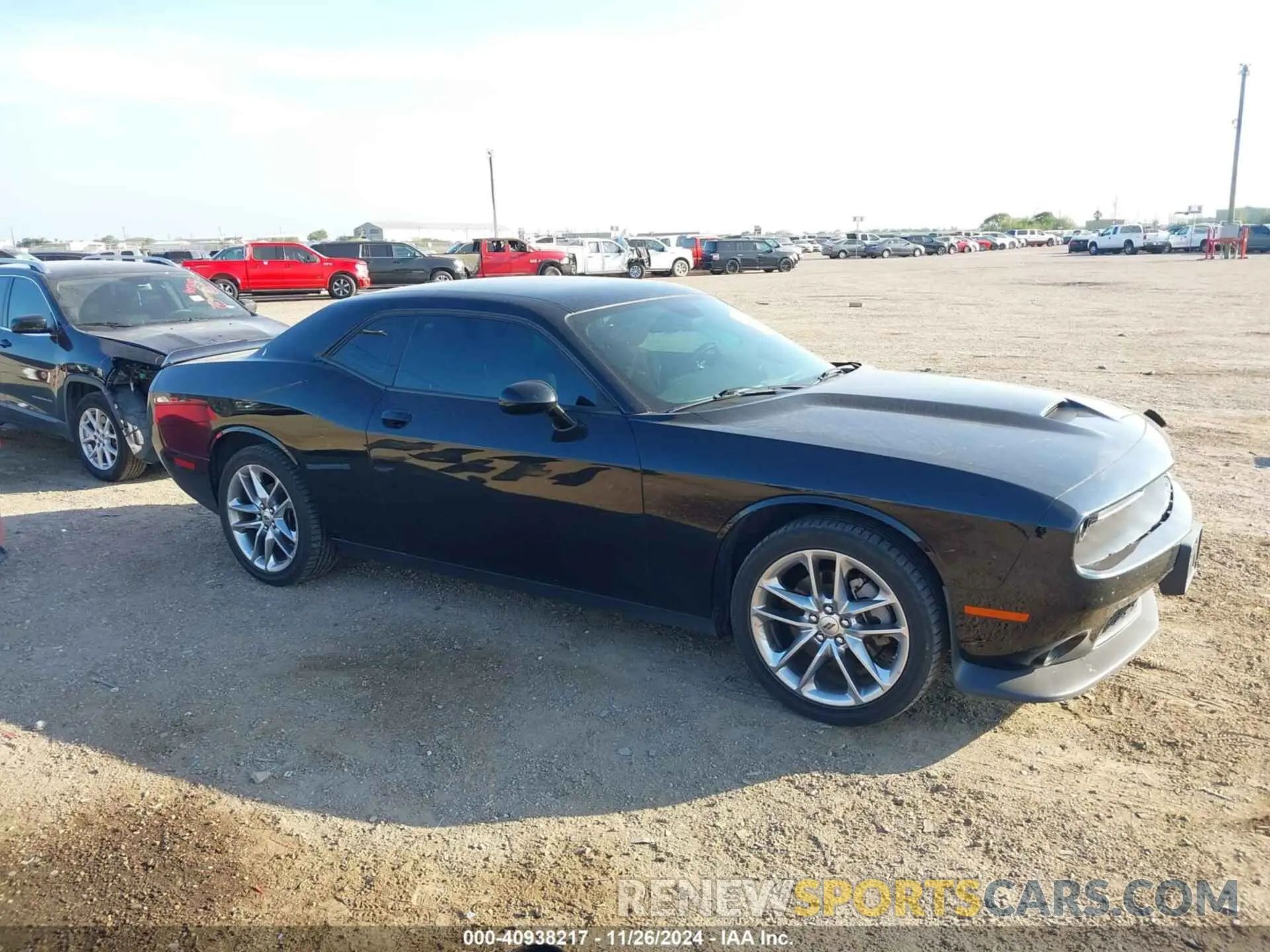 1 Photograph of a damaged car 2C3CDZKGXNH185830 DODGE CHALLENGER 2022