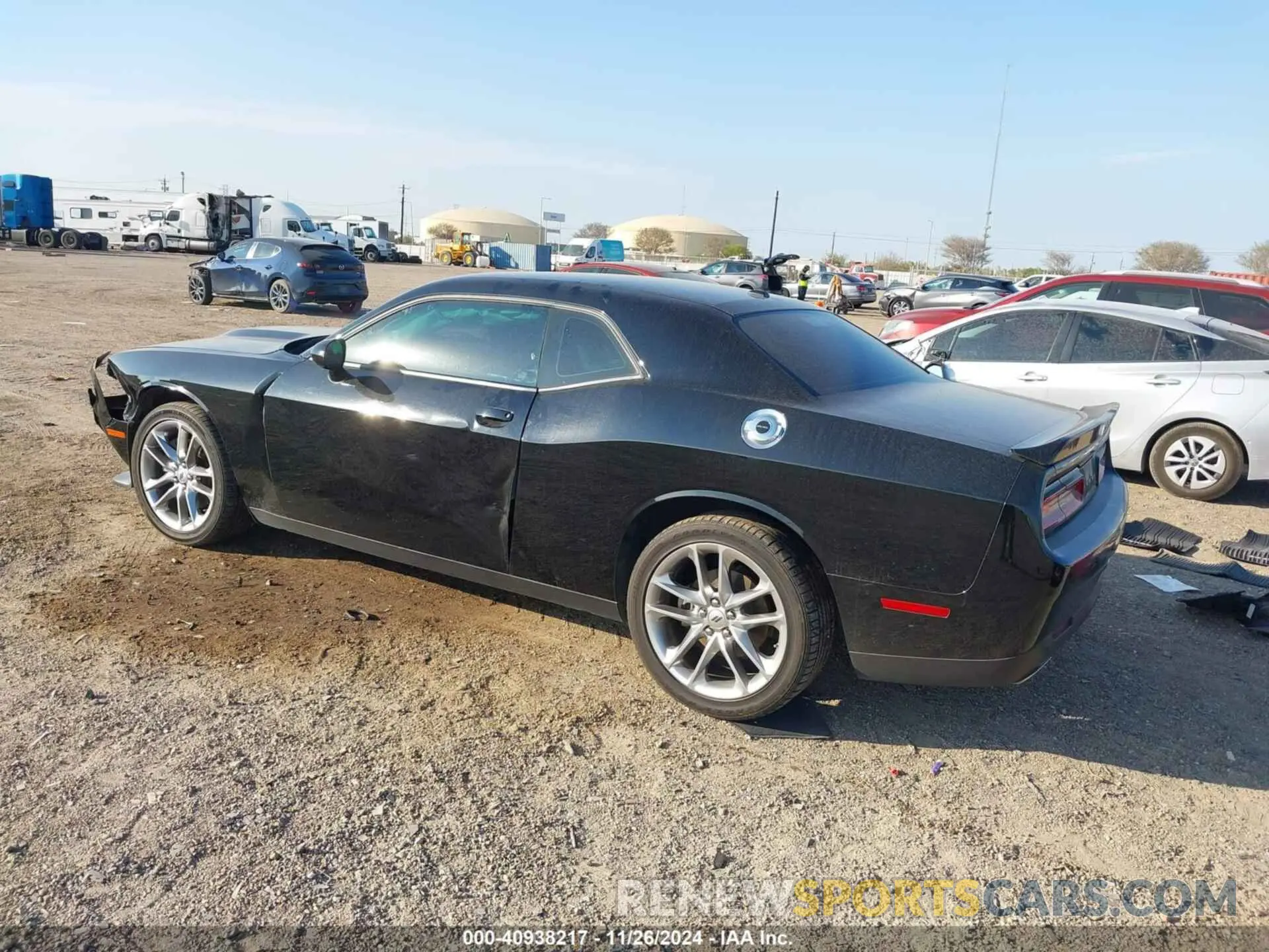 3 Photograph of a damaged car 2C3CDZKGXNH185830 DODGE CHALLENGER 2022