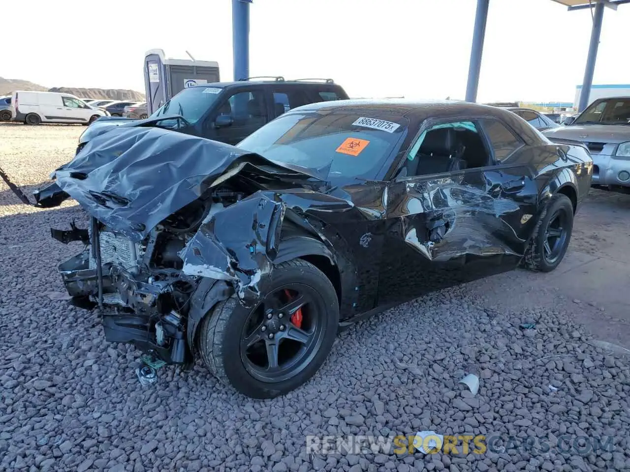 1 Photograph of a damaged car 2C3CDZL94NH147235 DODGE CHALLENGER 2022