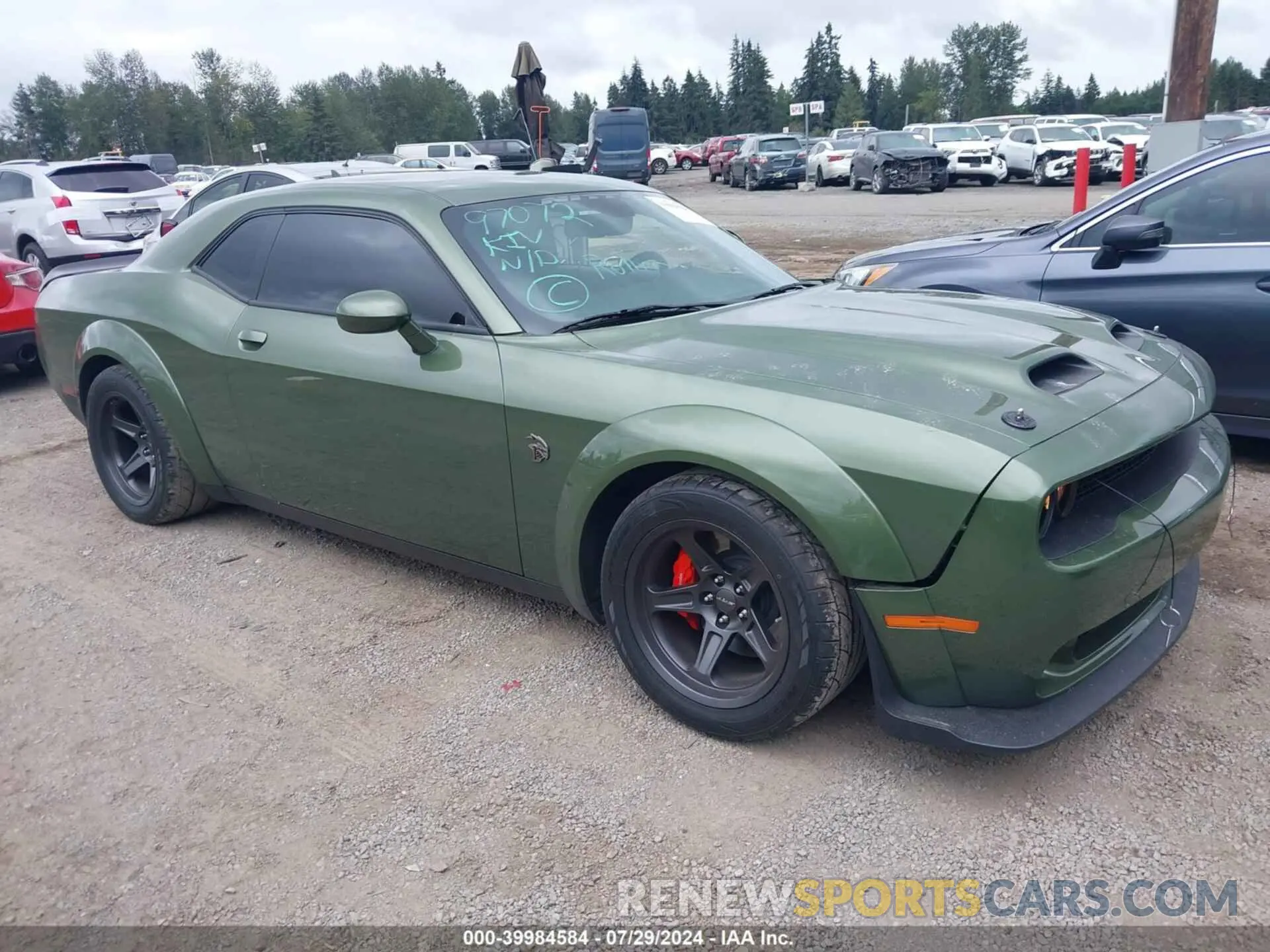 1 Photograph of a damaged car 2C3CDZL95NH147812 DODGE CHALLENGER 2022