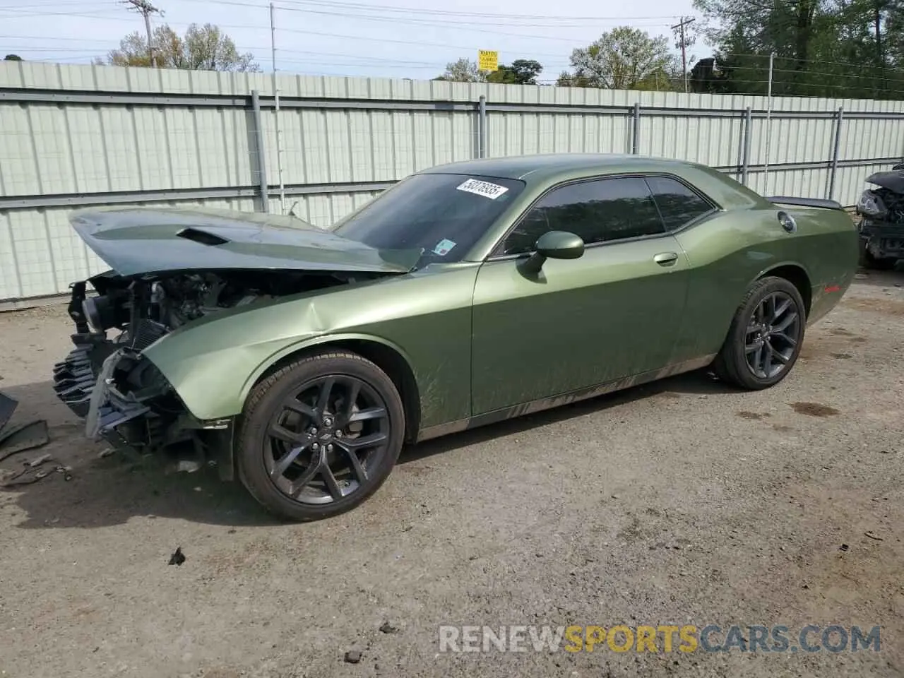 1 Photograph of a damaged car 2C3CDZAG0PH554134 DODGE CHALLENGER 2023
