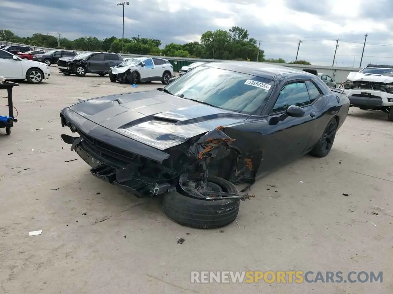 1 Photograph of a damaged car 2C3CDZAG1PH549511 DODGE CHALLENGER 2023