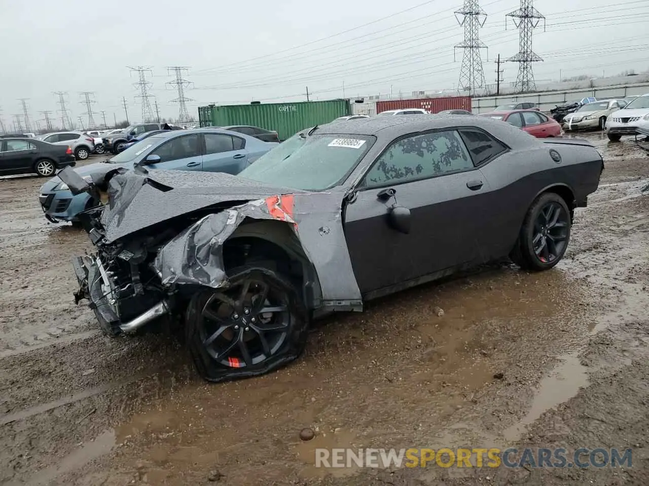 1 Photograph of a damaged car 2C3CDZAG2PH507641 DODGE CHALLENGER 2023