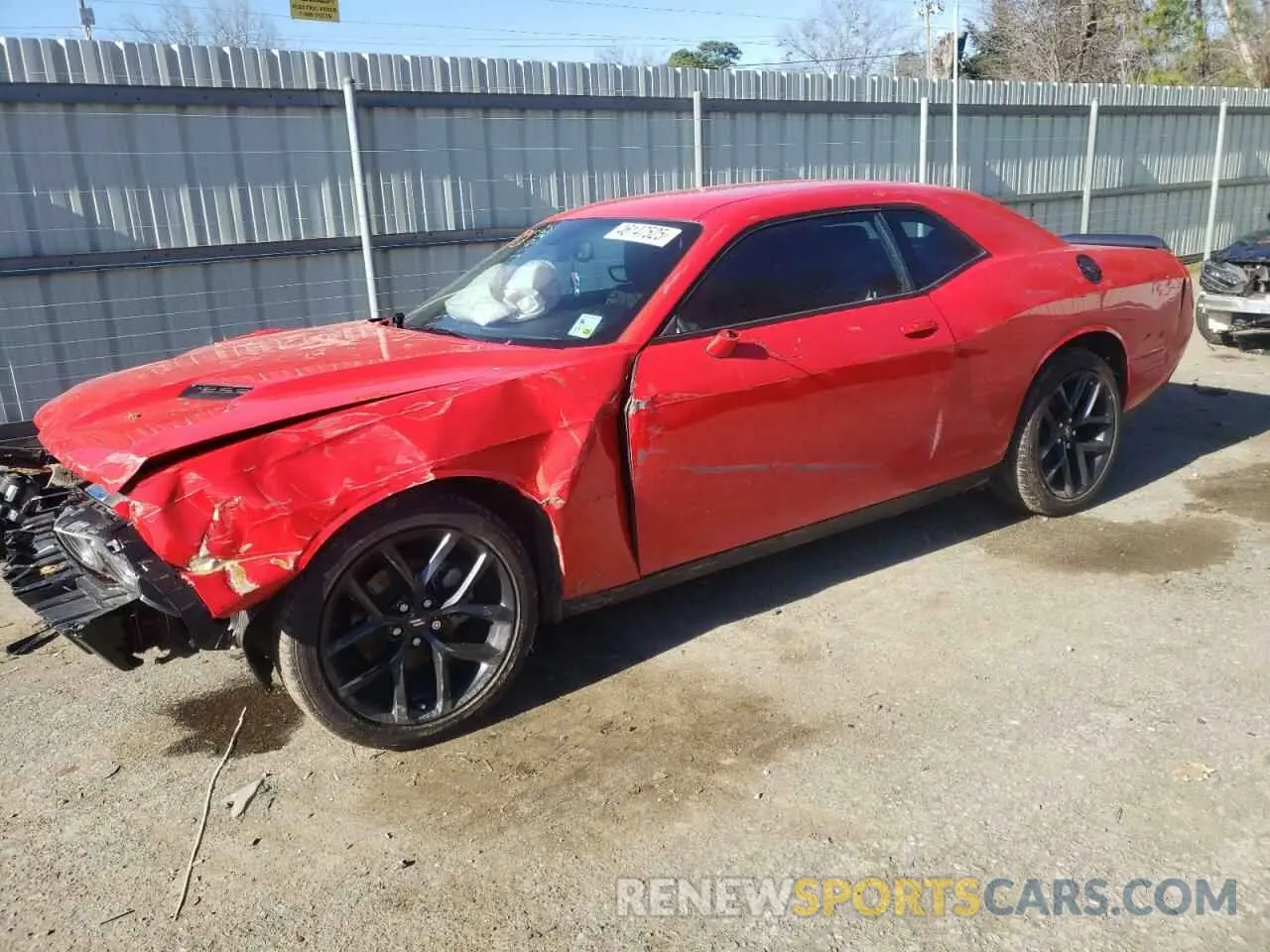 1 Photograph of a damaged car 2C3CDZAG2PH693326 DODGE CHALLENGER 2023