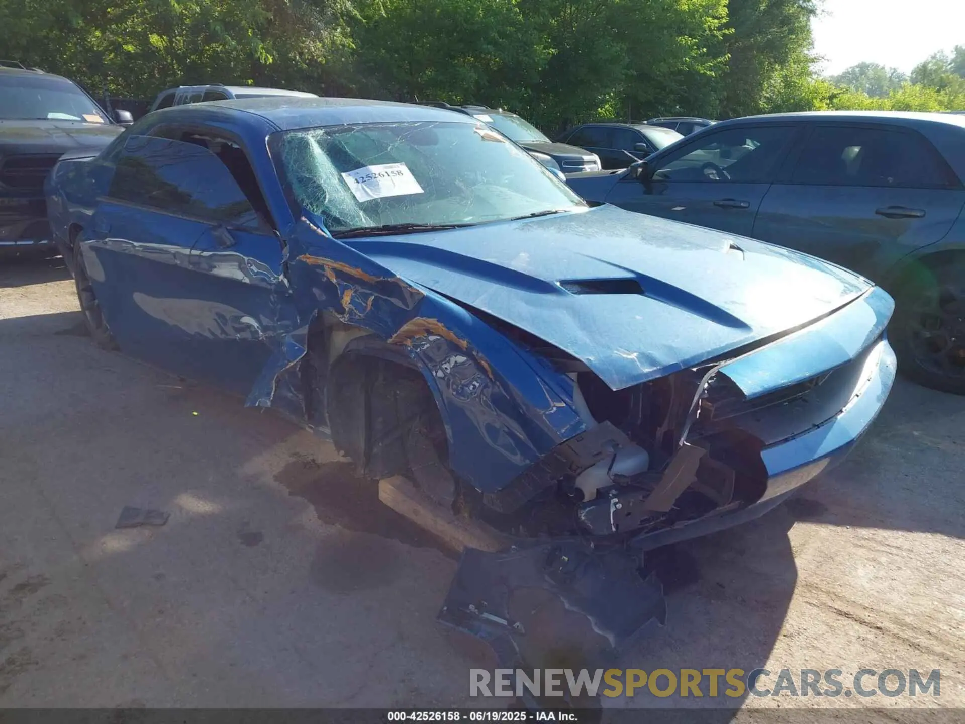 1 Photograph of a damaged car 2C3CDZAG2PH693505 DODGE CHALLENGER 2023