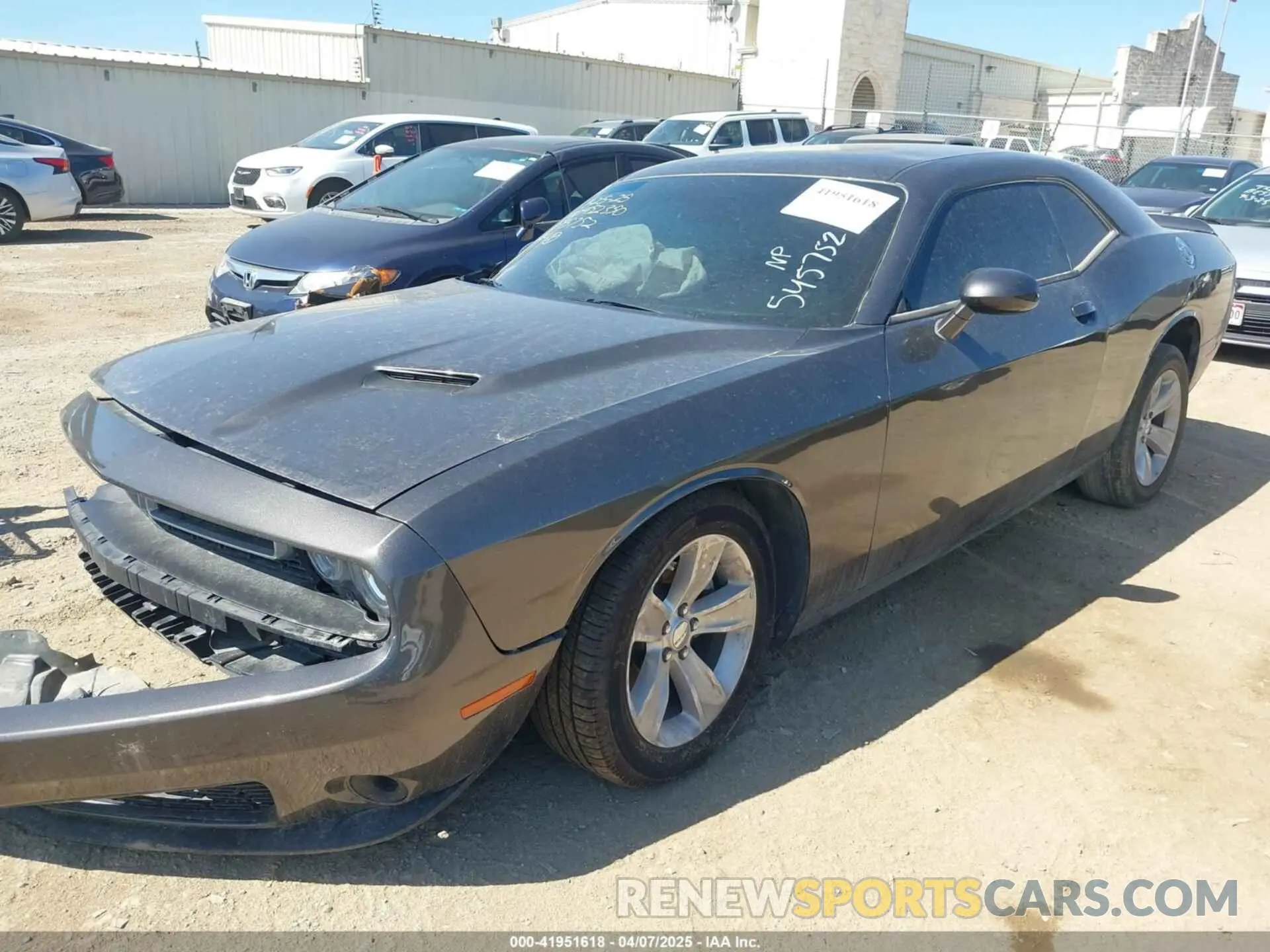 2 Photograph of a damaged car 2C3CDZAG3PH545752 DODGE CHALLENGER 2023