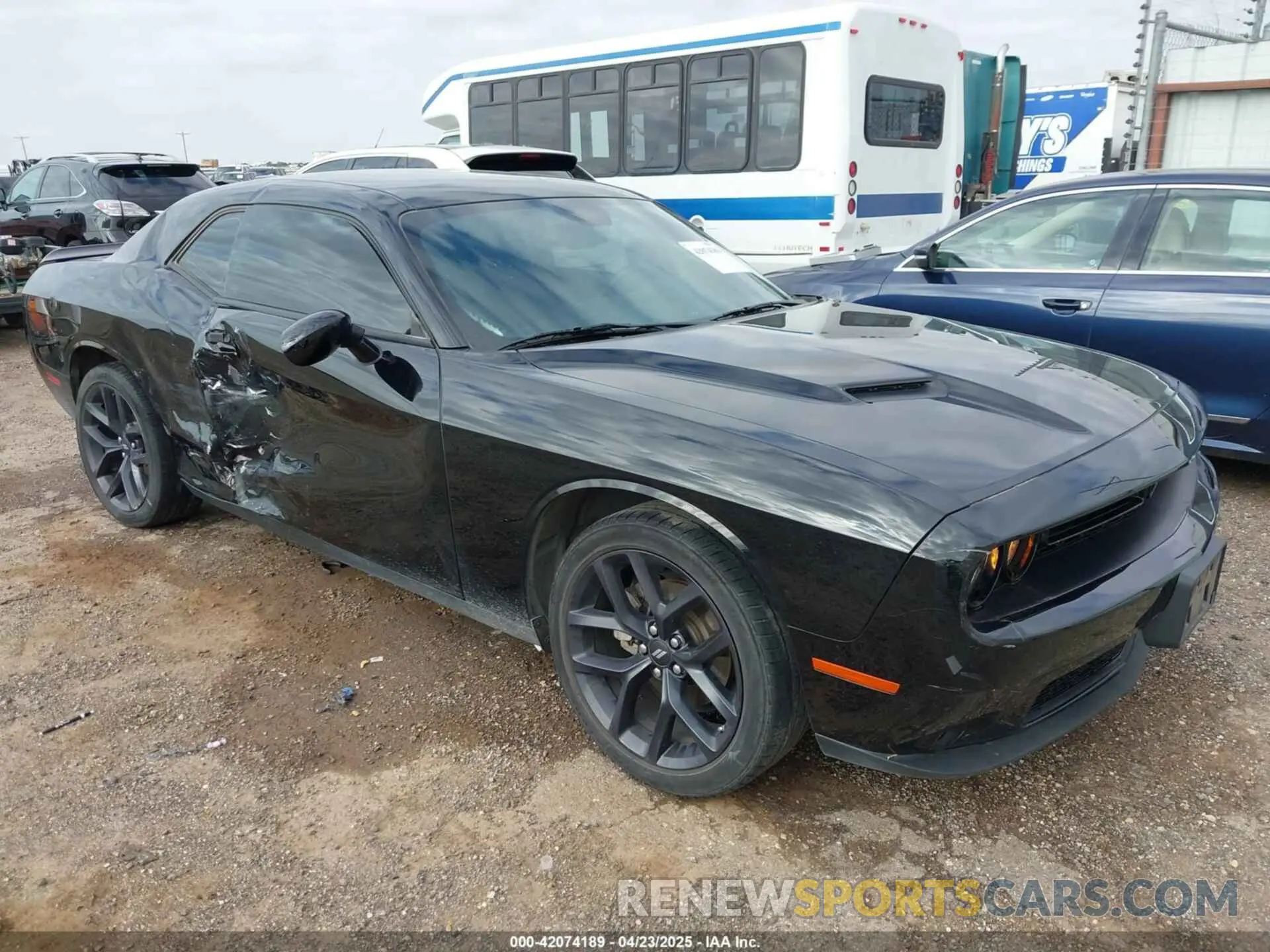 1 Photograph of a damaged car 2C3CDZAG4PH602105 DODGE CHALLENGER 2023