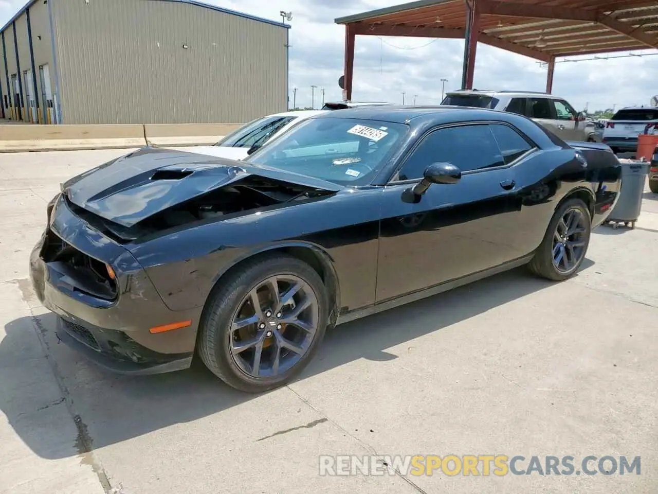 1 Photograph of a damaged car 2C3CDZAG5PH546028 DODGE CHALLENGER 2023