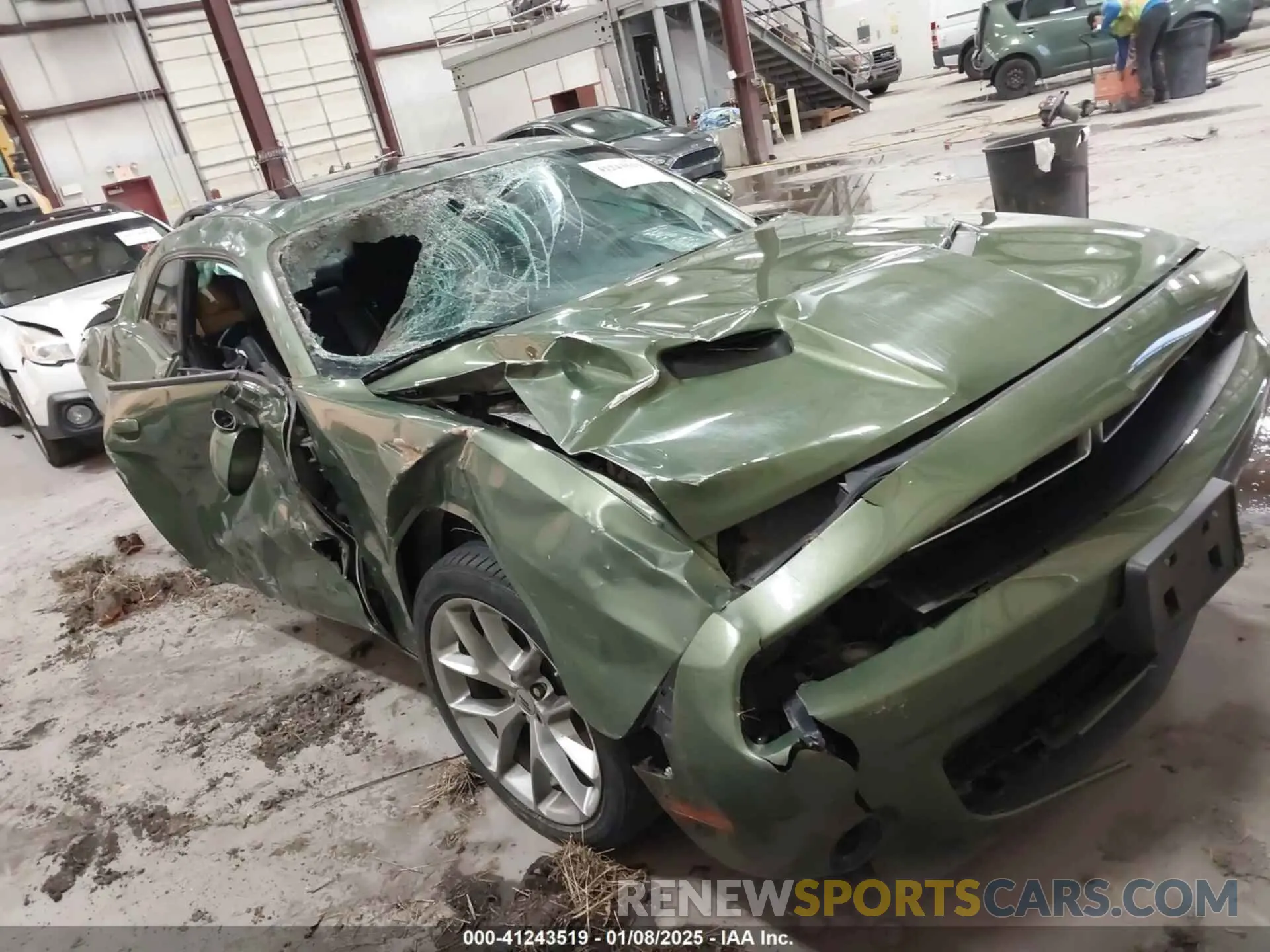 1 Photograph of a damaged car 2C3CDZAG6PH642072 DODGE CHALLENGER 2023