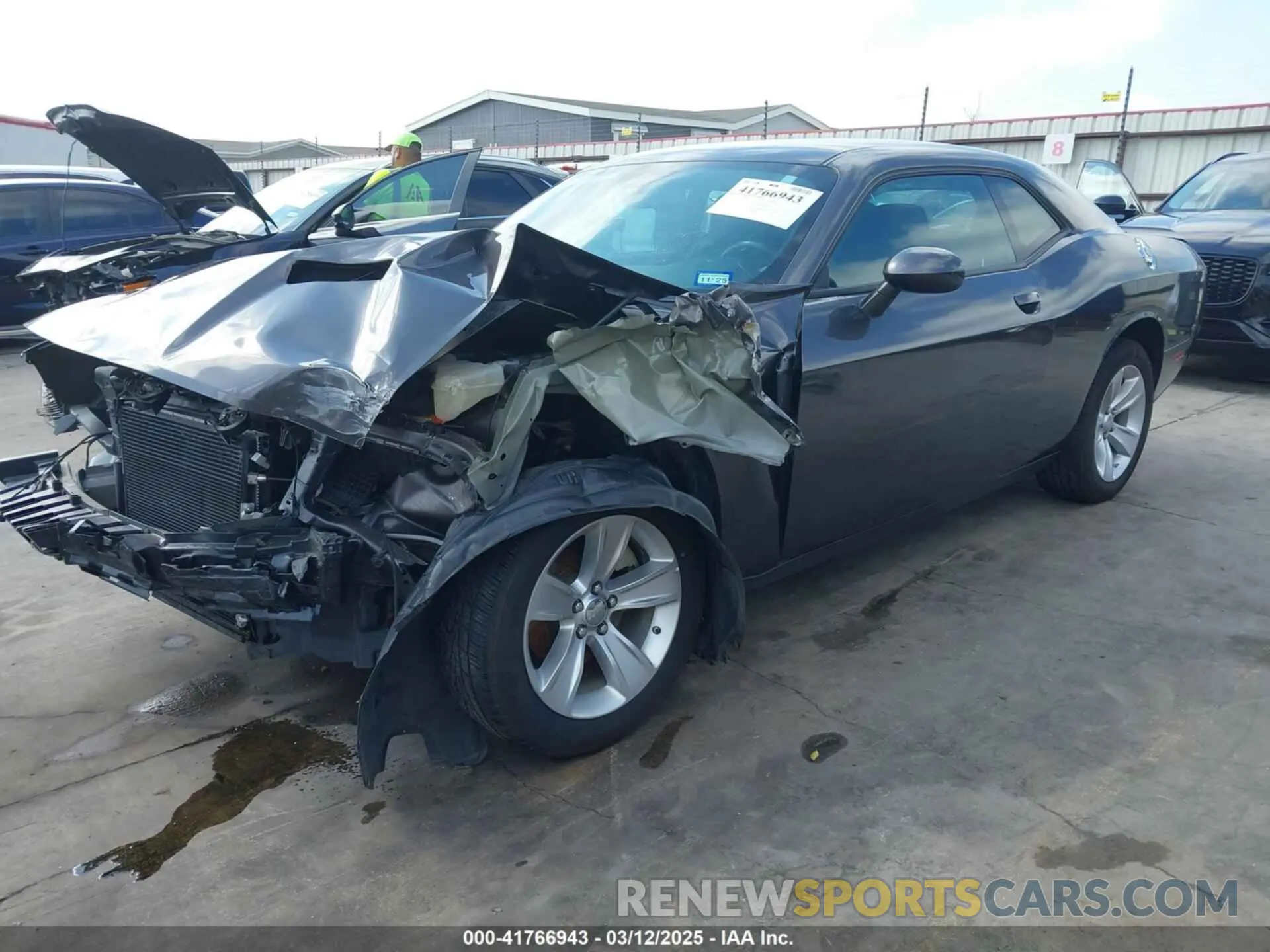 2 Photograph of a damaged car 2C3CDZAG7PH573957 DODGE CHALLENGER 2023