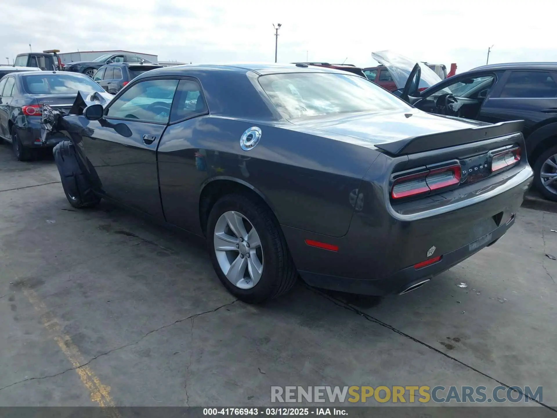3 Photograph of a damaged car 2C3CDZAG7PH573957 DODGE CHALLENGER 2023