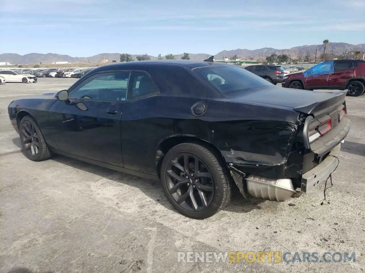 2 Photograph of a damaged car 2C3CDZAG8PH602155 DODGE CHALLENGER 2023