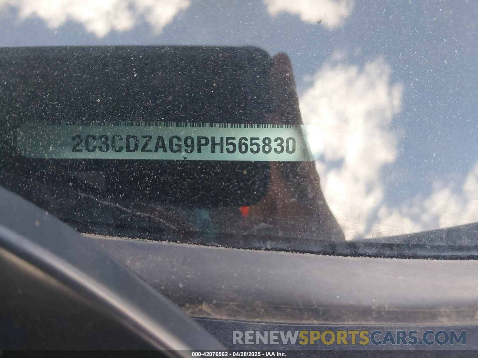 9 Photograph of a damaged car 2C3CDZAG9PH565830 DODGE CHALLENGER 2023