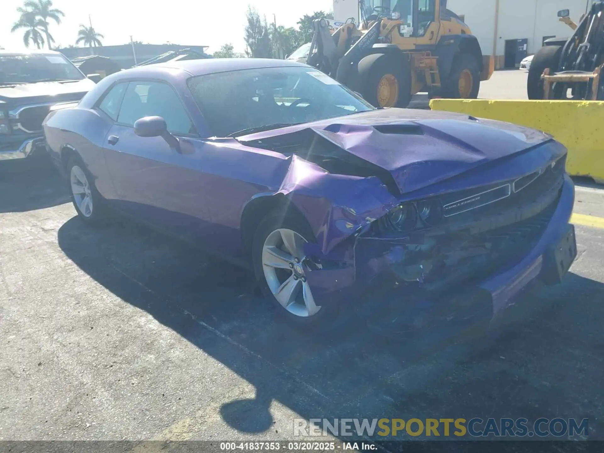1 Photograph of a damaged car 2C3CDZAG9PH602052 DODGE CHALLENGER 2023