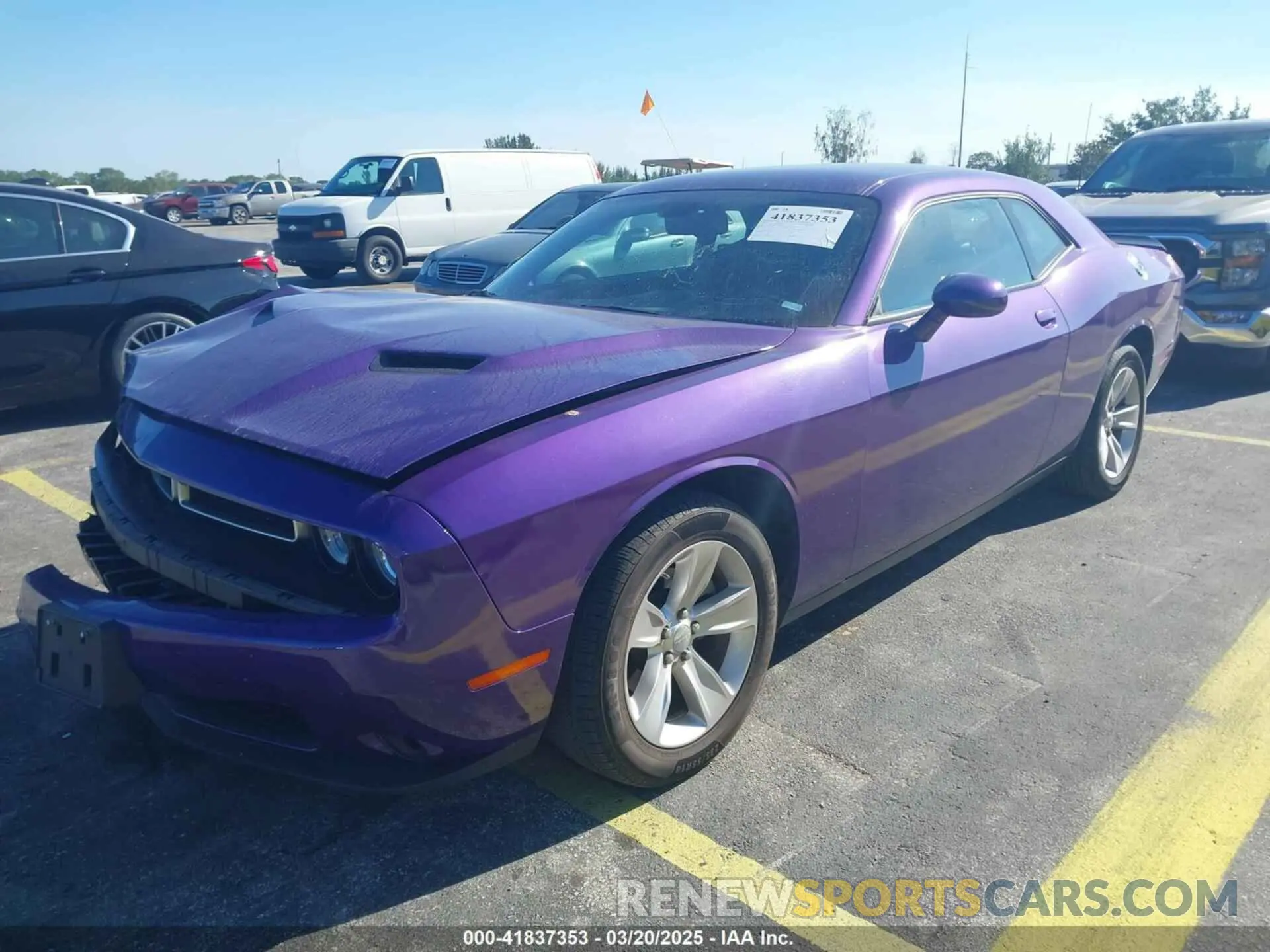 2 Photograph of a damaged car 2C3CDZAG9PH602052 DODGE CHALLENGER 2023