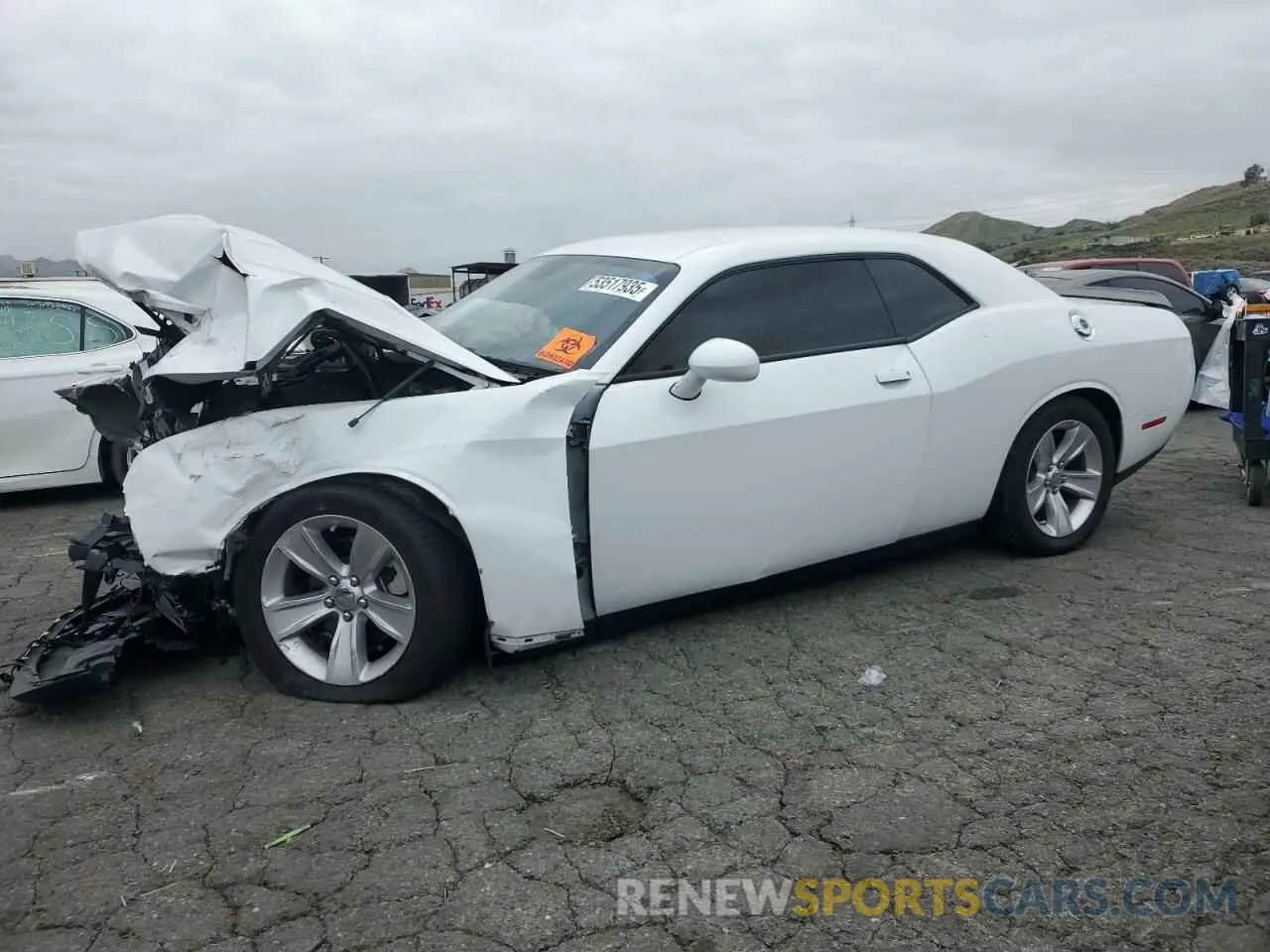 1 Photograph of a damaged car 2C3CDZAG9PH602407 DODGE CHALLENGER 2023