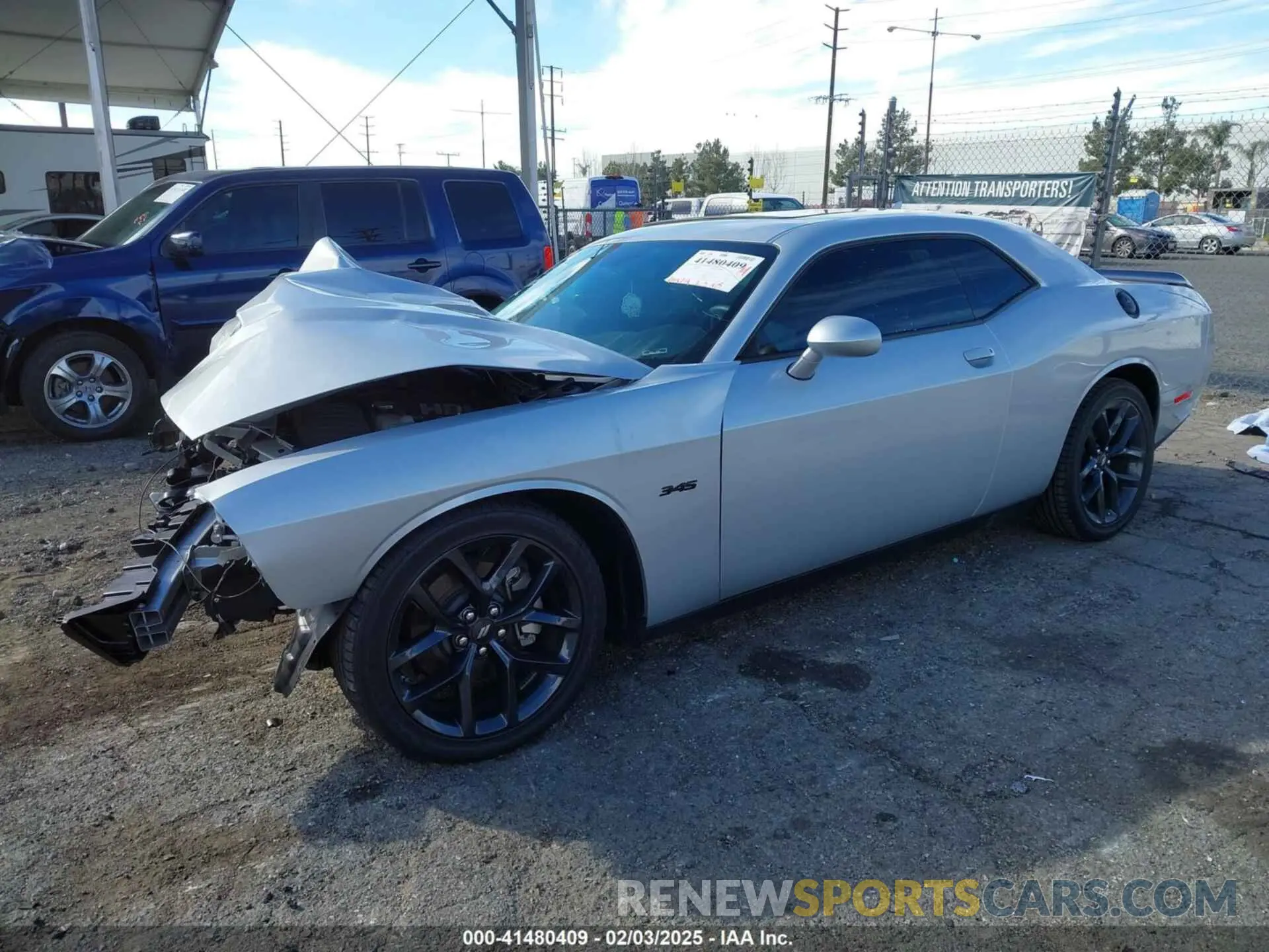 2 Photograph of a damaged car 2C3CDZBT0PH692767 DODGE CHALLENGER 2023