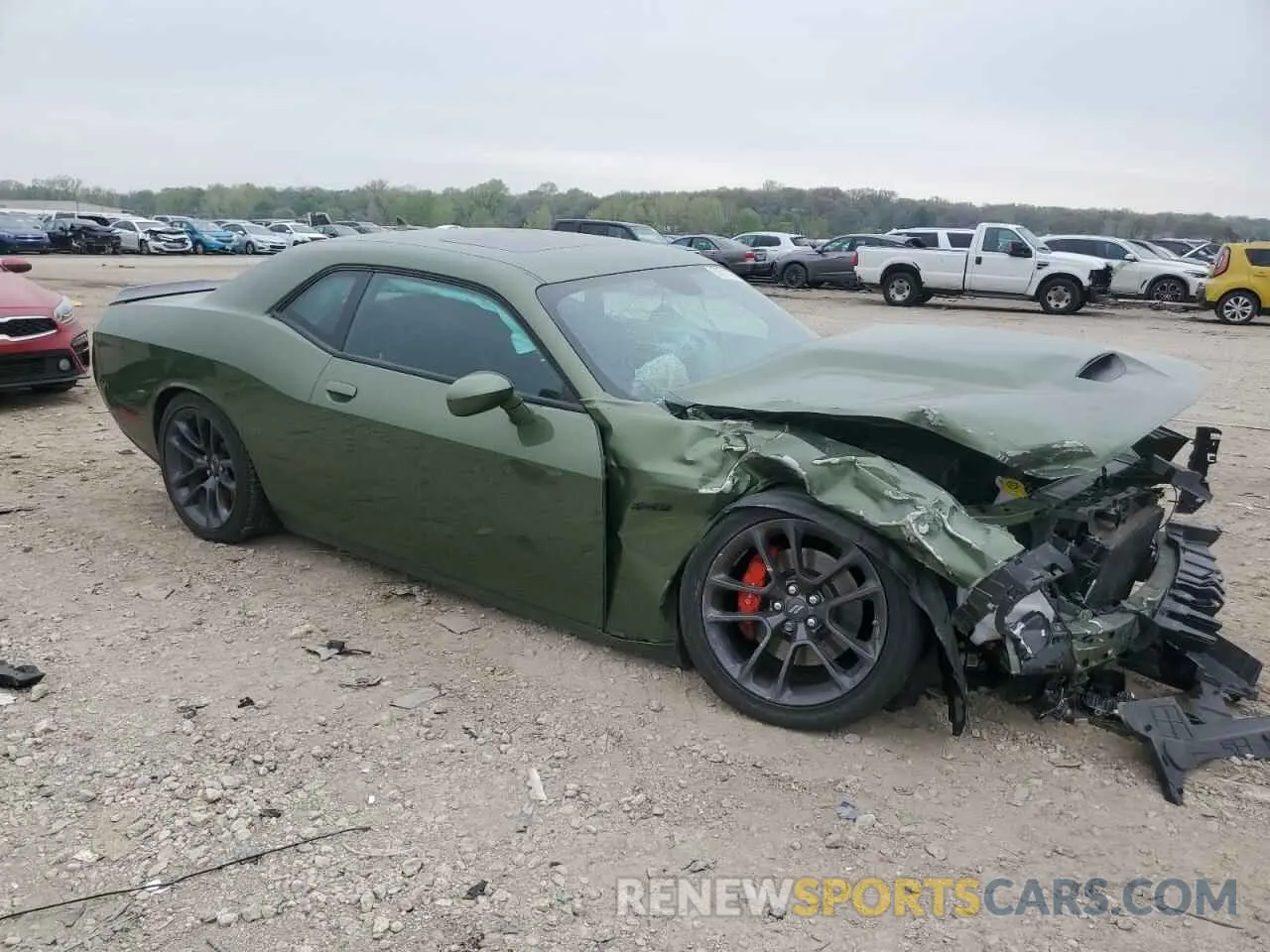 4 Photograph of a damaged car 2C3CDZBT2PH596168 DODGE CHALLENGER 2023