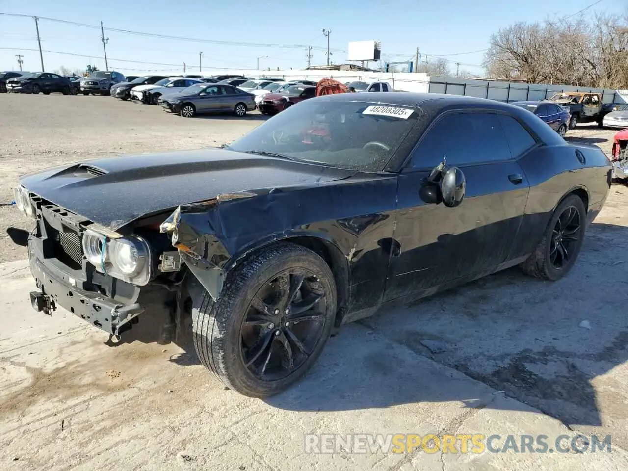 1 Photograph of a damaged car 2C3CDZBT7PH517903 DODGE CHALLENGER 2023