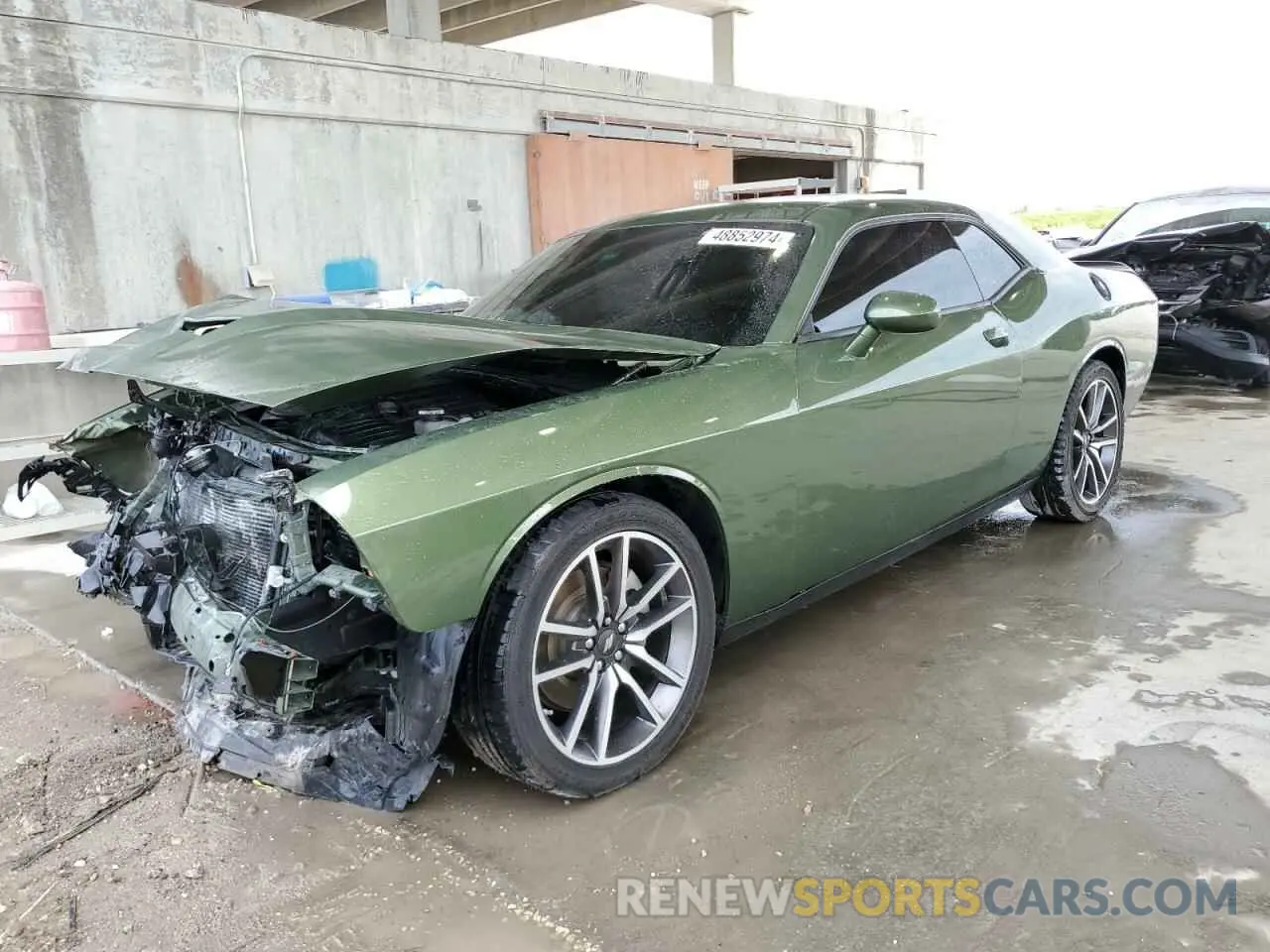 1 Photograph of a damaged car 2C3CDZBT8PH587071 DODGE CHALLENGER 2023