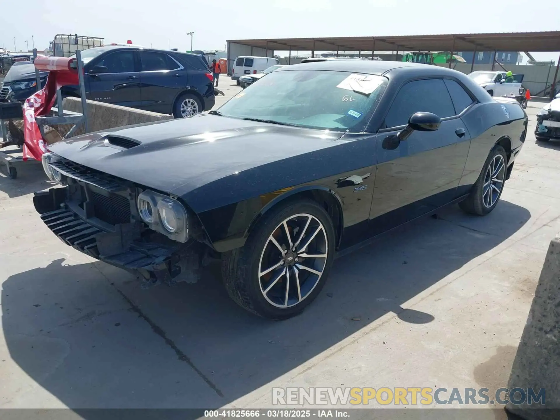 2 Photograph of a damaged car 2C3CDZBT8PH695979 DODGE CHALLENGER 2023