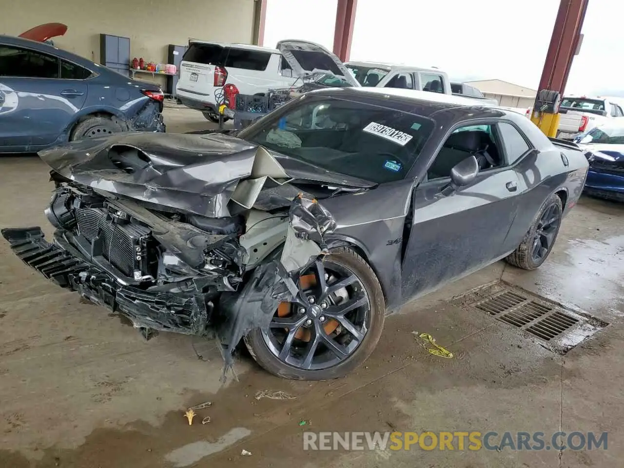 1 Photograph of a damaged car 2C3CDZBT9PH658469 DODGE CHALLENGER 2023