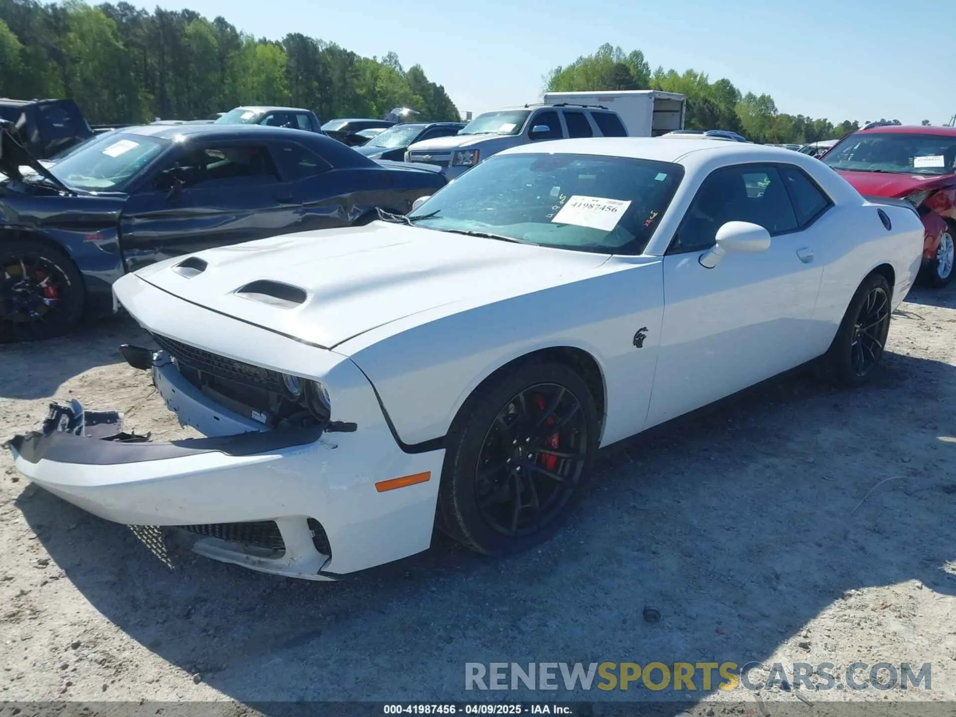 2 Photograph of a damaged car 2C3CDZC92PH581317 DODGE CHALLENGER 2023