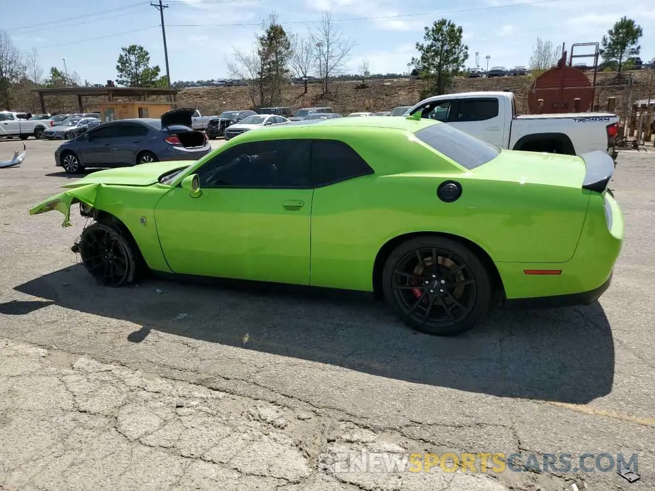 2 Photograph of a damaged car 2C3CDZC95PH617338 DODGE CHALLENGER 2023
