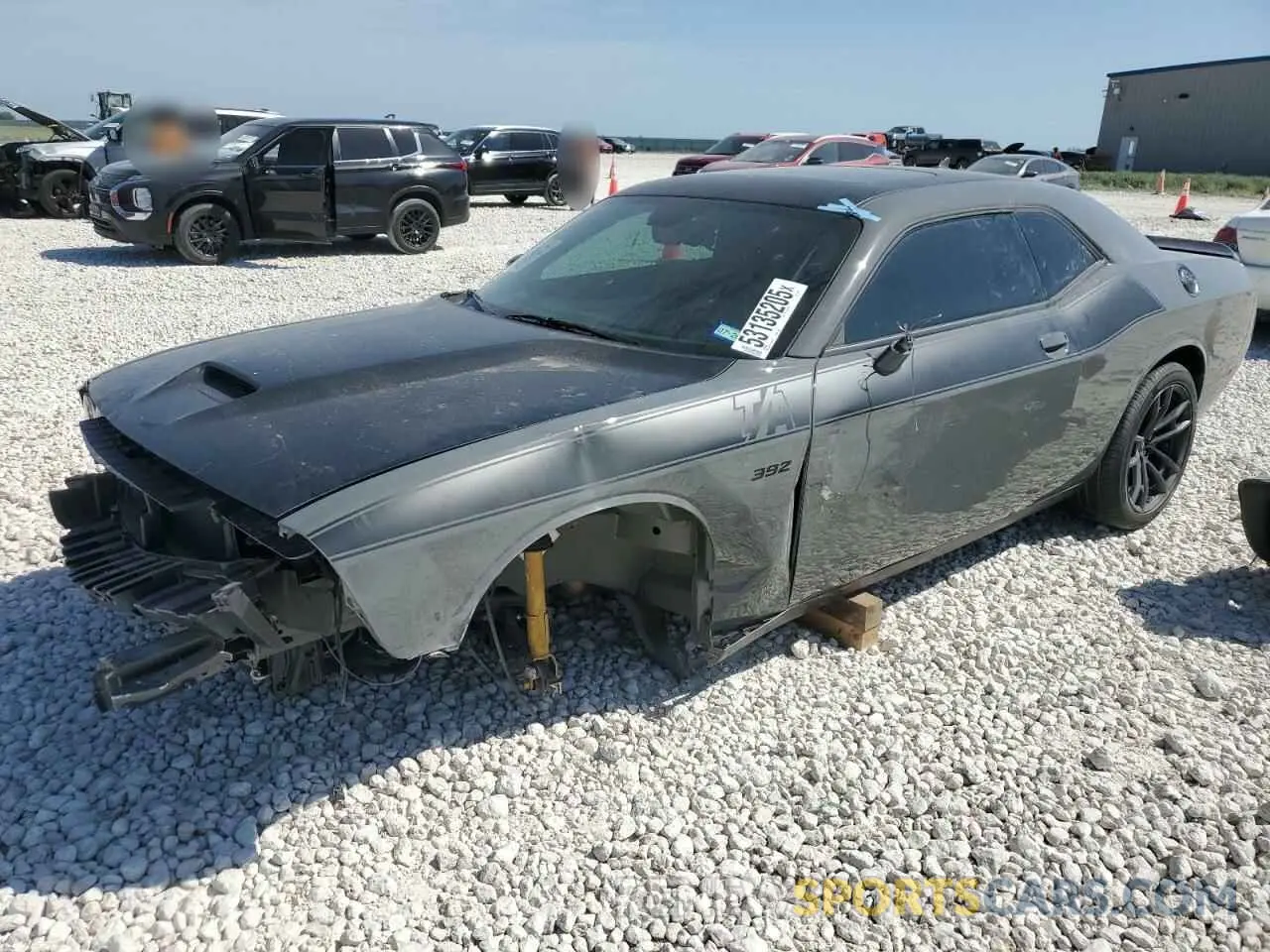 1 Photograph of a damaged car 2C3CDZFJ2PH641683 DODGE CHALLENGER 2023