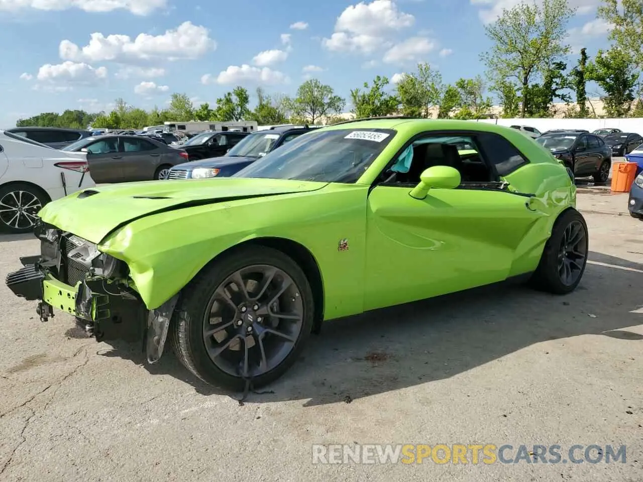 1 Photograph of a damaged car 2C3CDZFJ3PH542855 DODGE CHALLENGER 2023