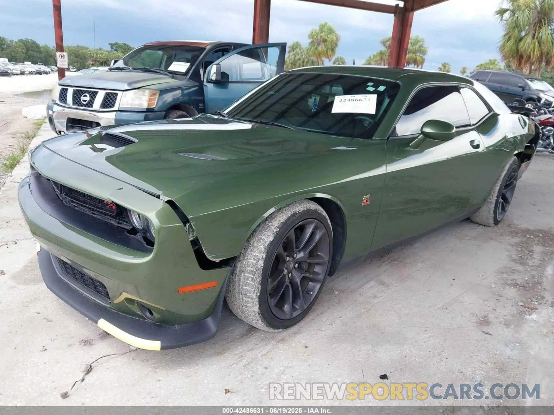 2 Photograph of a damaged car 2C3CDZFJ5PH618110 DODGE CHALLENGER 2023