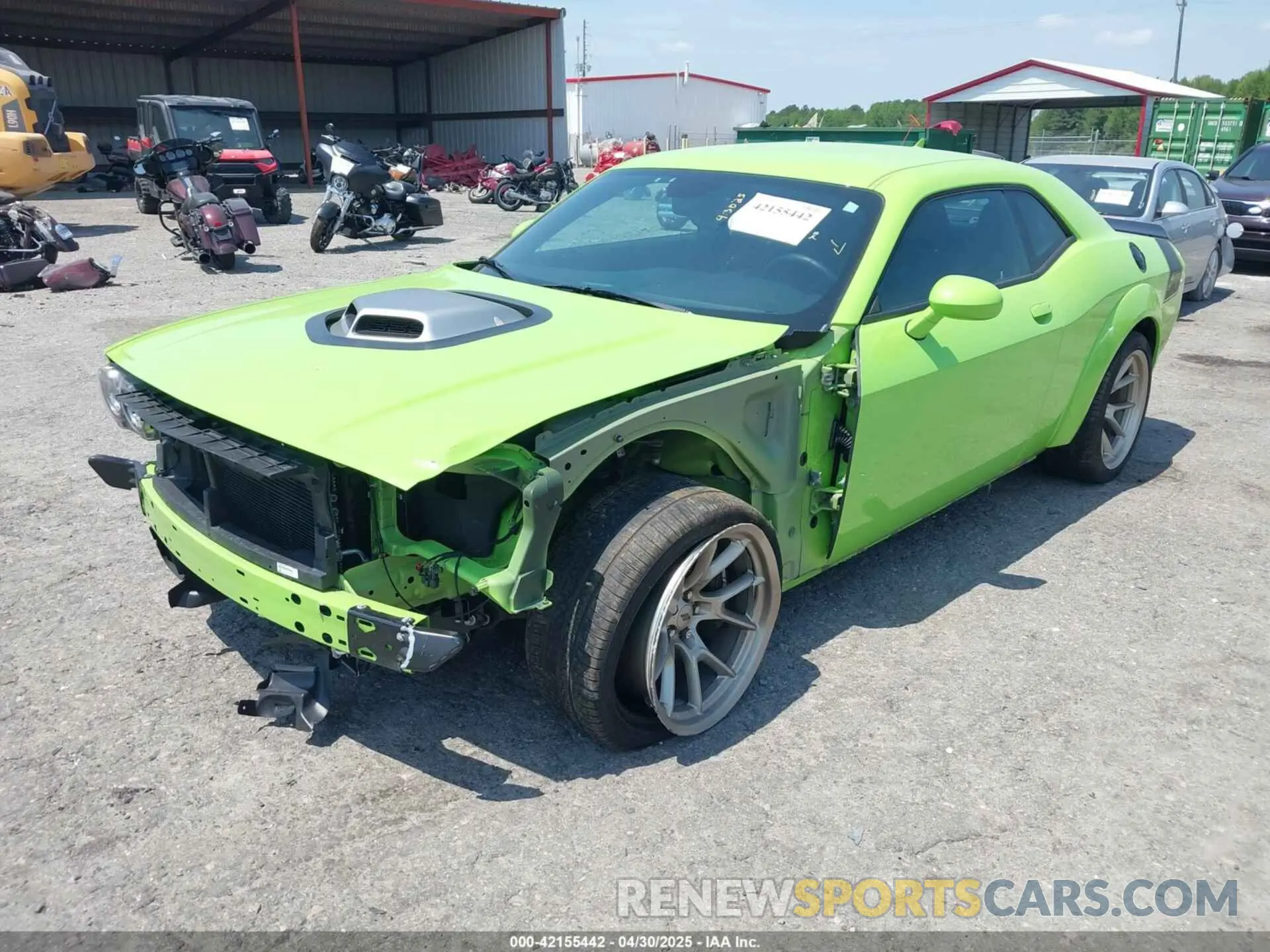 2 Photograph of a damaged car 2C3CDZFJ6PH562968 DODGE CHALLENGER 2023