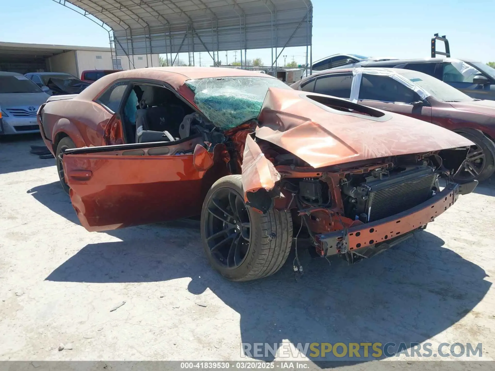1 Photograph of a damaged car 2C3CDZFJ7PH553065 DODGE CHALLENGER 2023