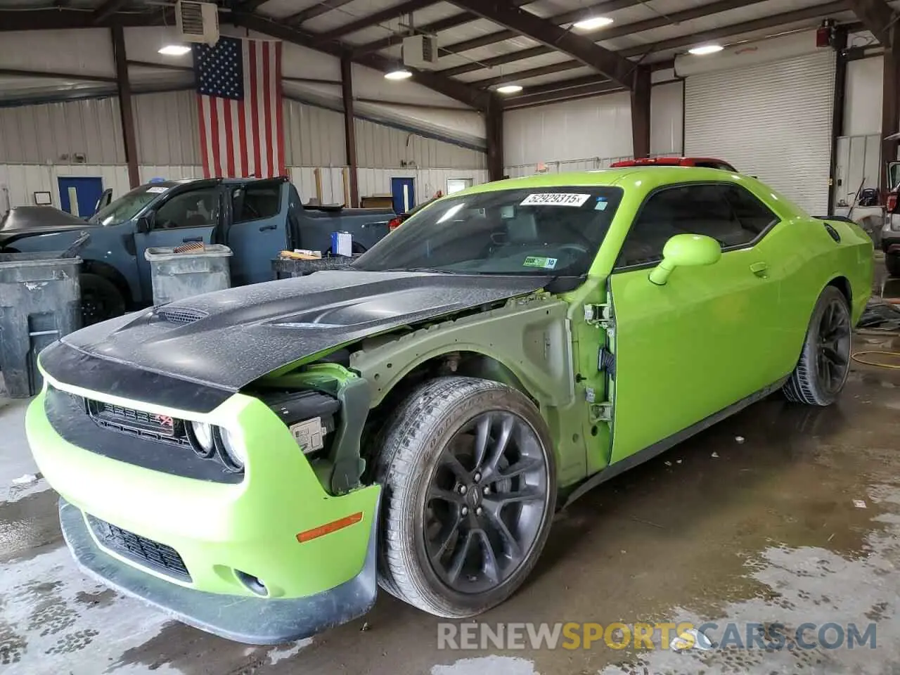 1 Photograph of a damaged car 2C3CDZFJ9PH610642 DODGE CHALLENGER 2023
